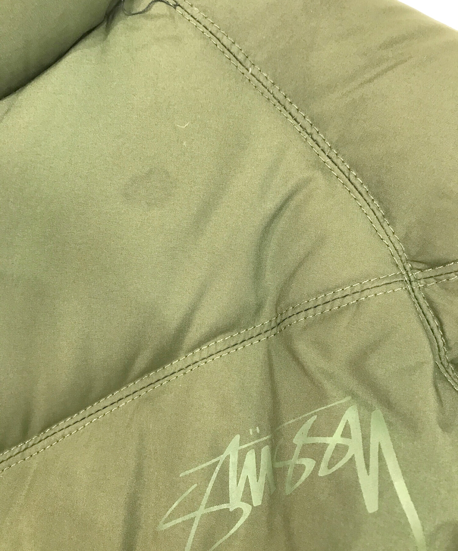 stussy (ステューシー) ダウンジャケット グリーン サイズ:表記無し