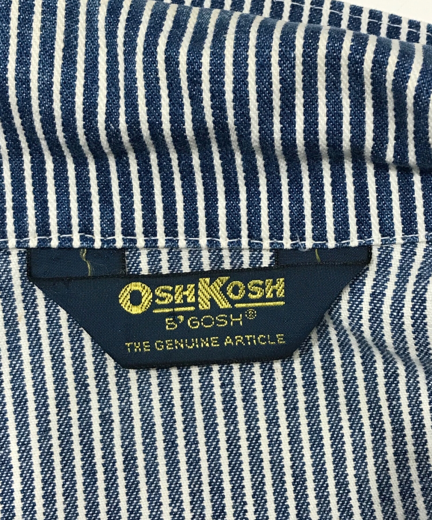 中古・古着通販】OSH KOSH (オシュコシュ) ヒッコリーカバーオール