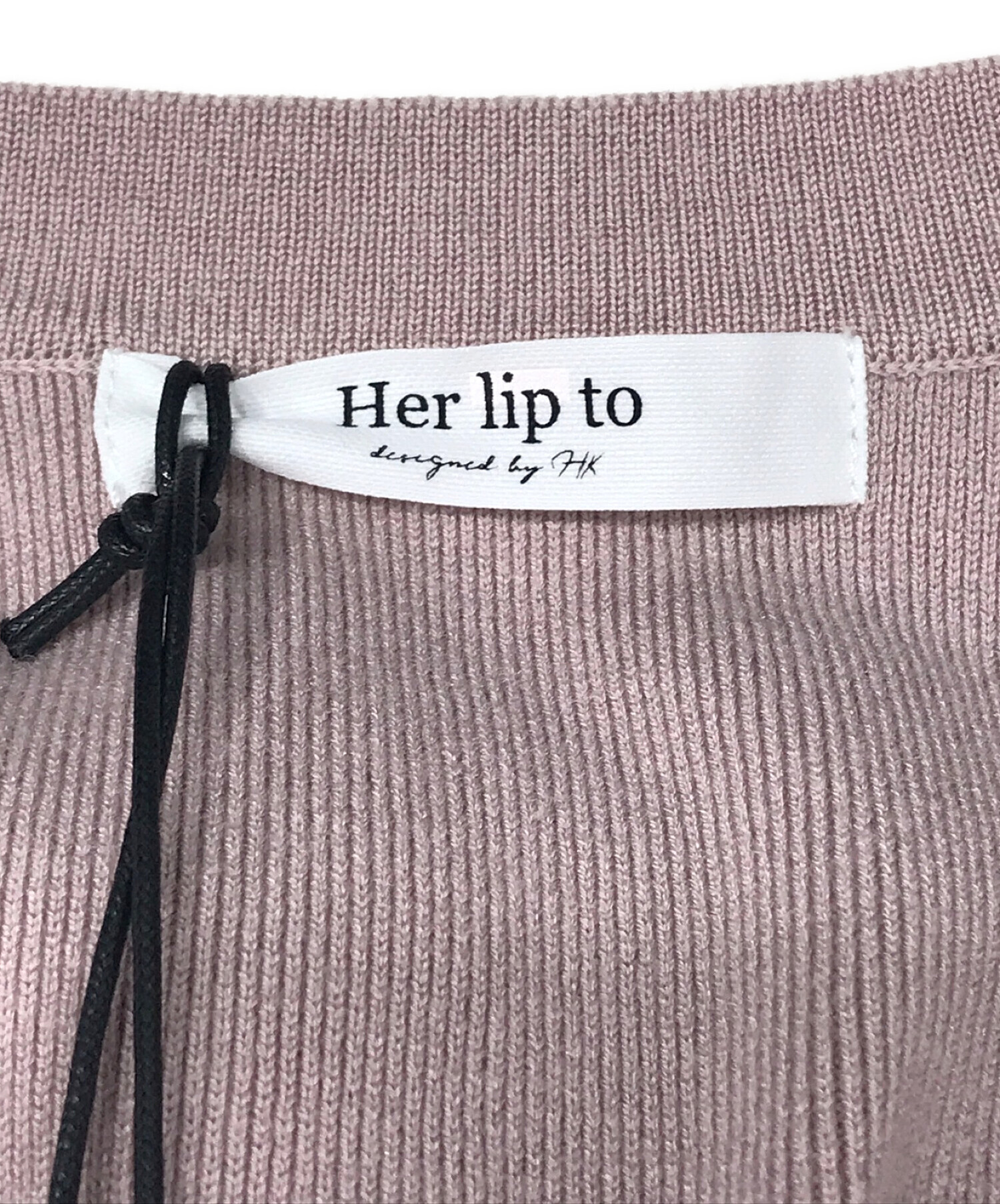 中古・古着通販】HER LIP TO (ハーリップトゥ) Lerici Cropped Knit