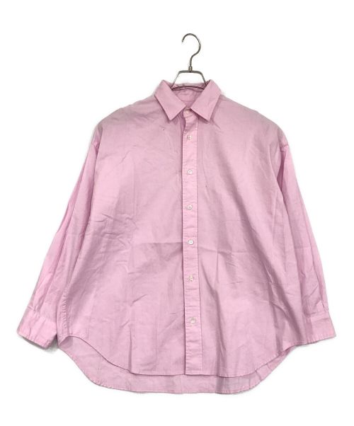 フレームワーク オーバーサイズシャツ カジュアルシャツ コットン F ピンクなし光沢感
