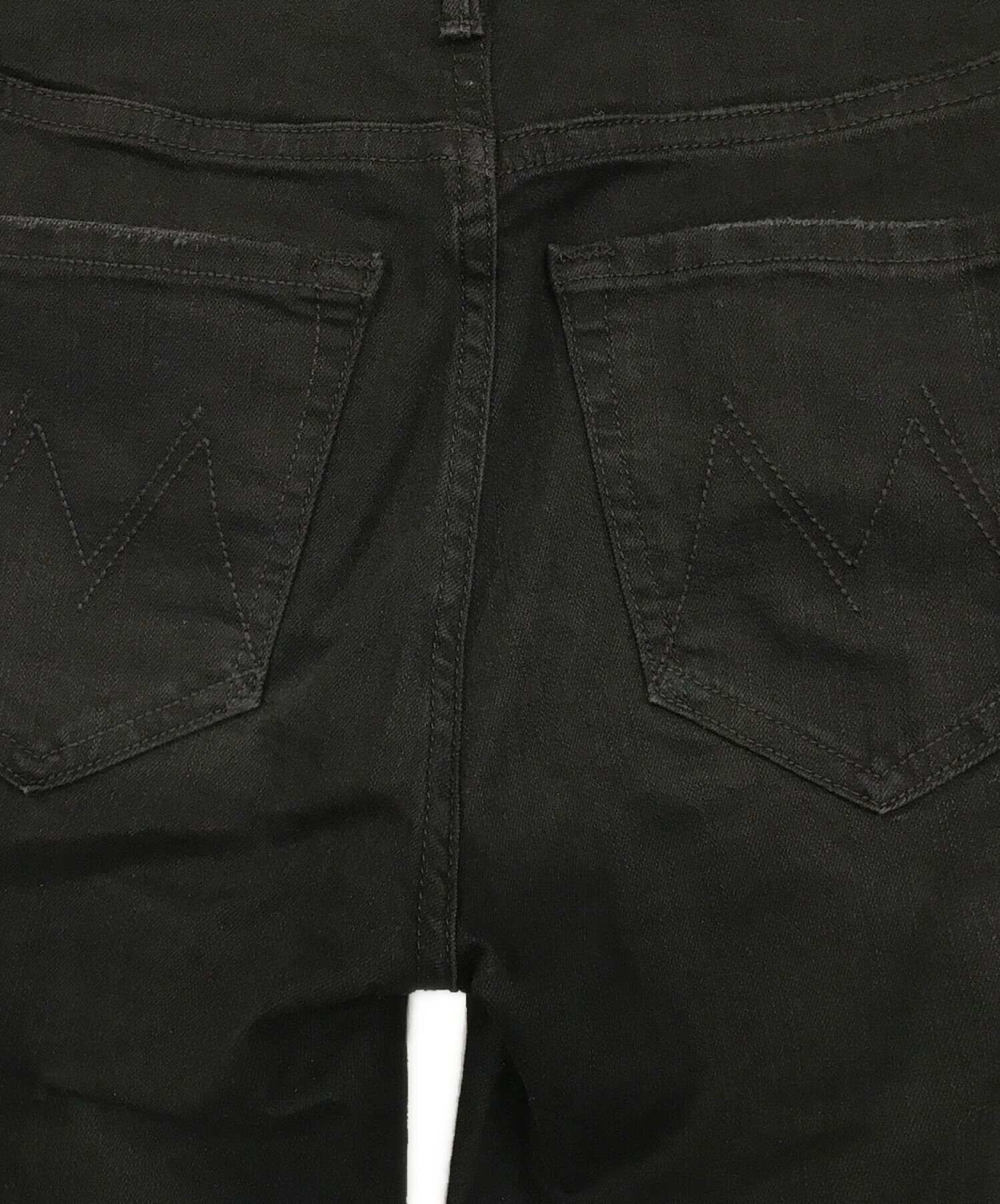 中古・古着通販】mother (マザー) デニムパンツ/INSIDER CROP STEP FRAY ブラック サイズ:SIZE 24｜ブランド・古着通販  トレファク公式【TREFAC FASHION】スマホサイト