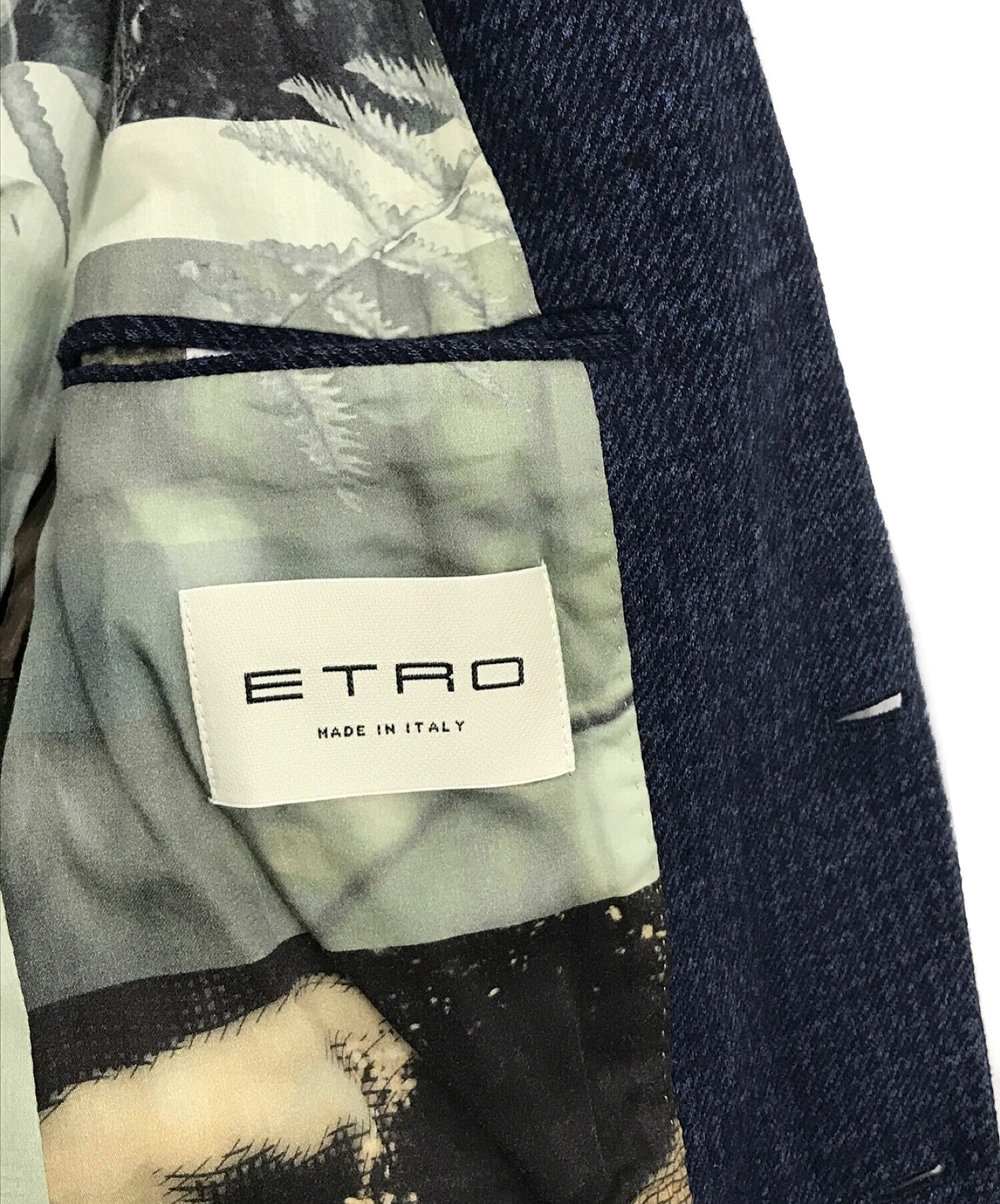ETRO セットアップ・スーツ（その他） -/-(XL位) 紺系(ストライプ)