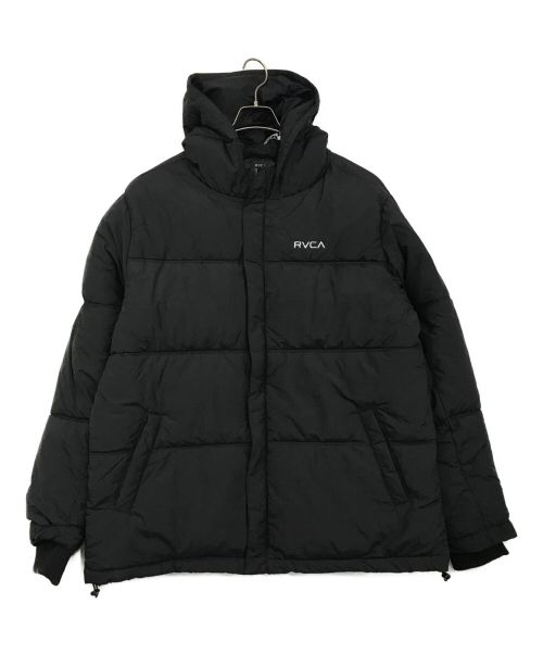 中古・古着通販】RVCA (ルーカ) VISOR HOODED PUFFER JACKET ブラック