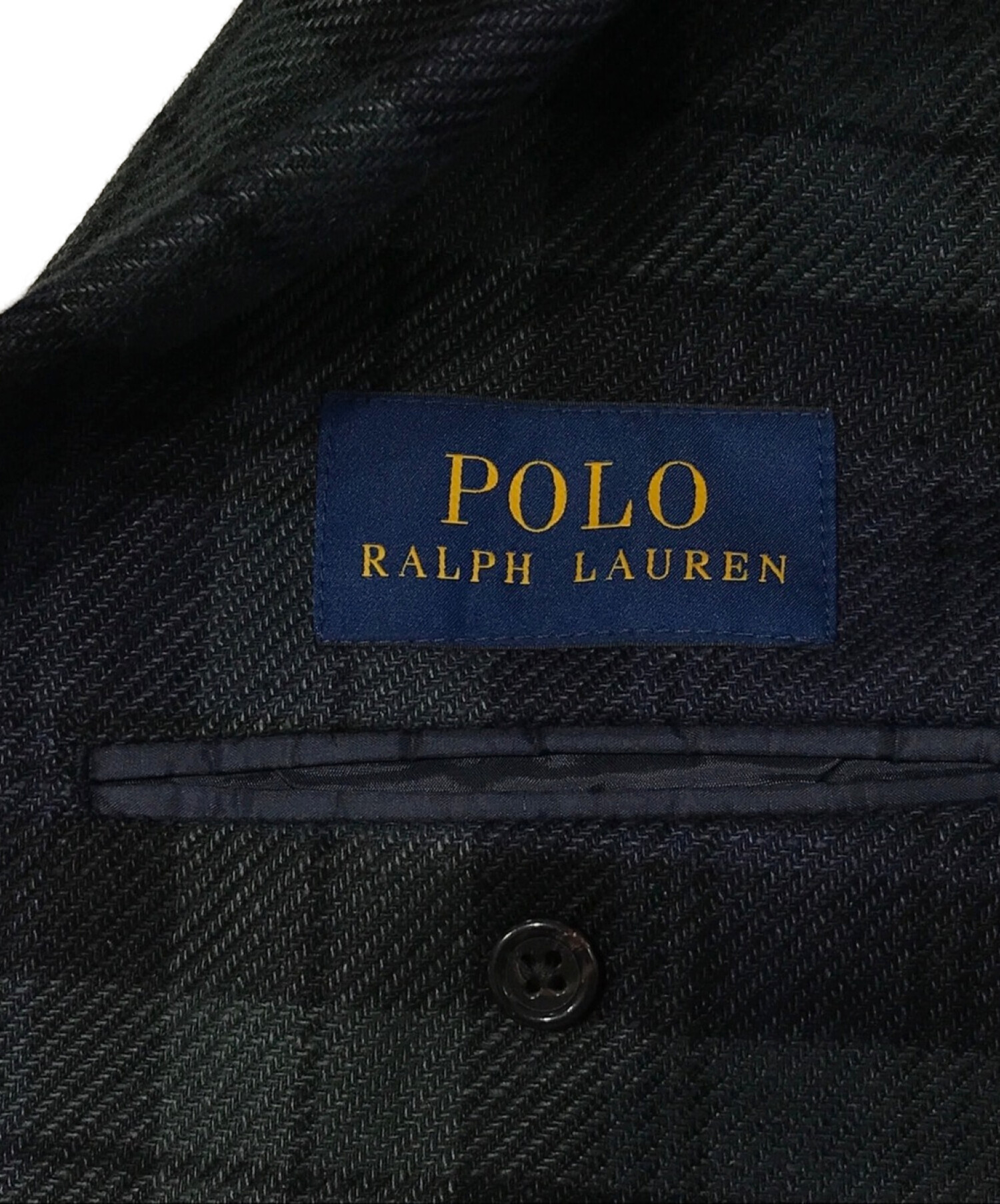 中古・古着通販】POLO RALPH LAUREN (ポロ・ラルフローレン) ブラックウォッチテーラードジャケット カーキ サイズ:SIZE  46R｜ブランド・古着通販 トレファク公式【TREFAC FASHION】スマホサイト