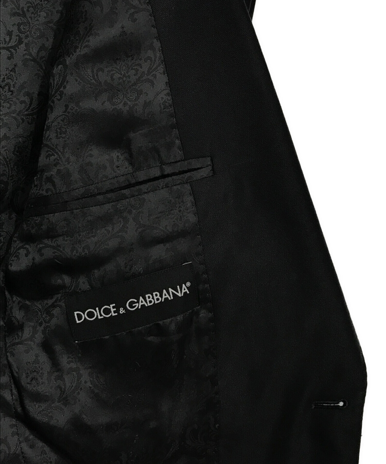 DOLCE & GABBANA (ドルチェ＆ガッバーナ) セットアップスーツ ブラック サイズ:SIZE 50