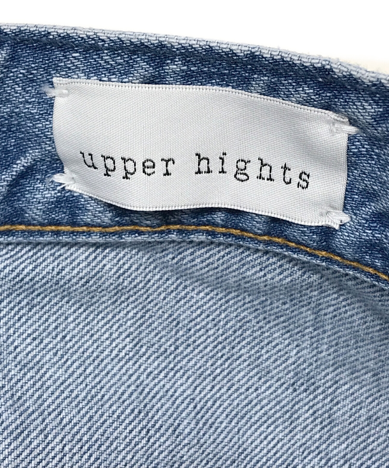 upper hights (アッパーハイツ) THE FIG FLOW デニムパンツ ブルー サイズ:SIZE　21