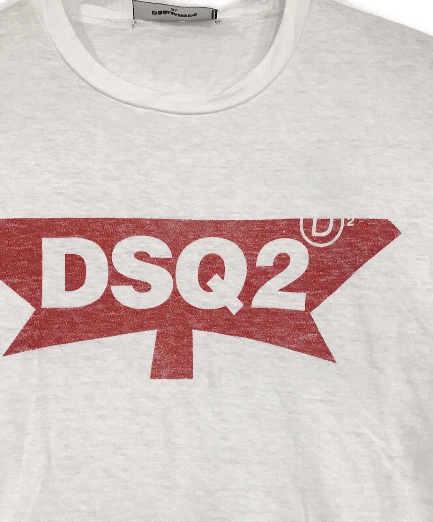 DSQUARED2 (ディースクエアード) プリントTシャツ ホワイト サイズ:SIZE　XL