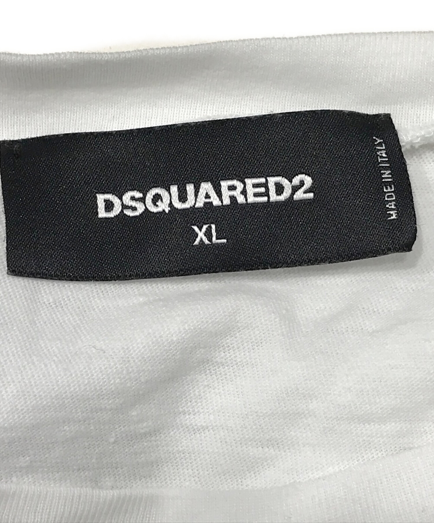 中古・古着通販】DSQUARED2 (ディースクエアード) プリントTシャツ