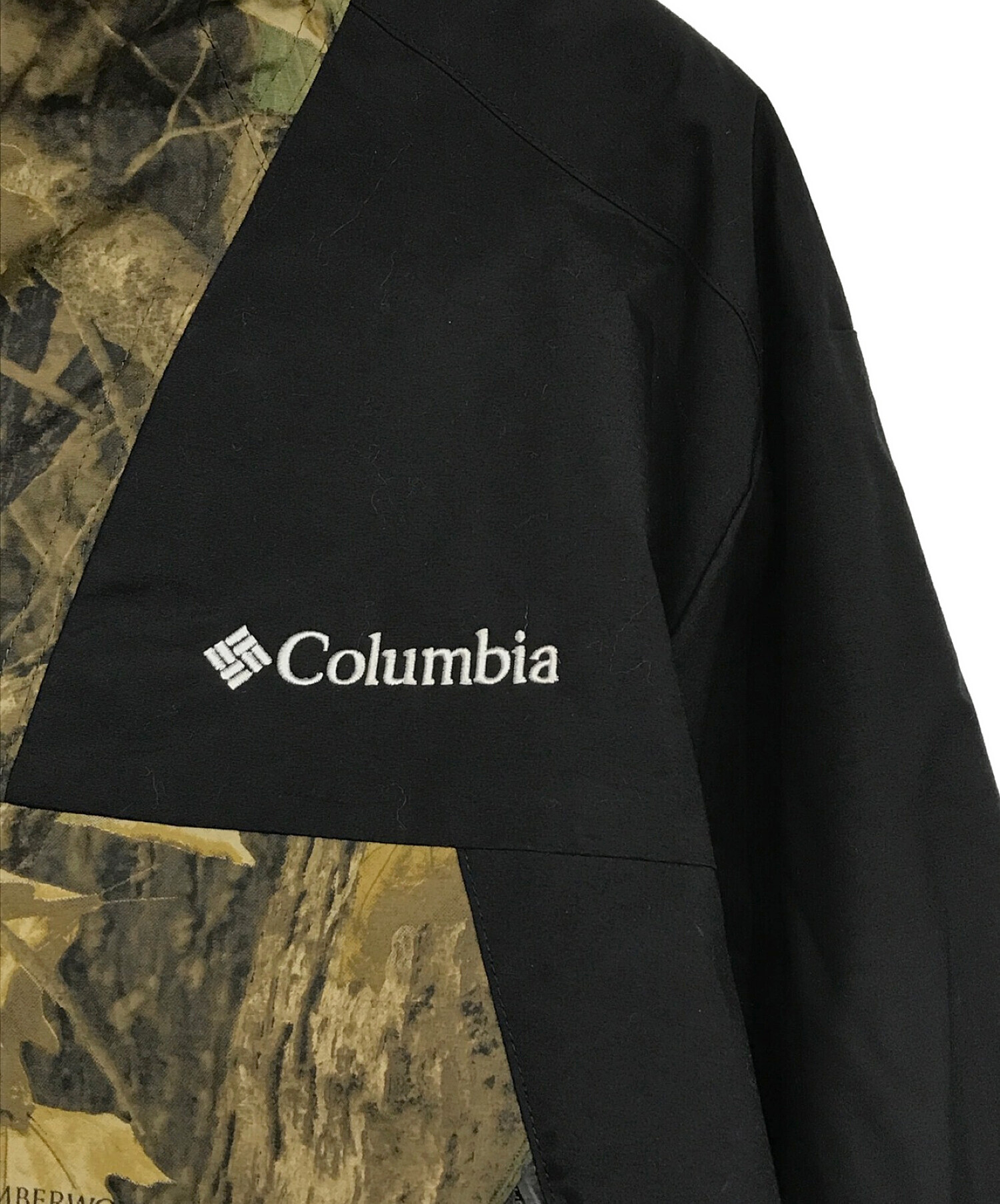 Columbia (コロンビア) デクルーズサミットパターンドジャケット ブラック×カーキ サイズ:SIZE　L