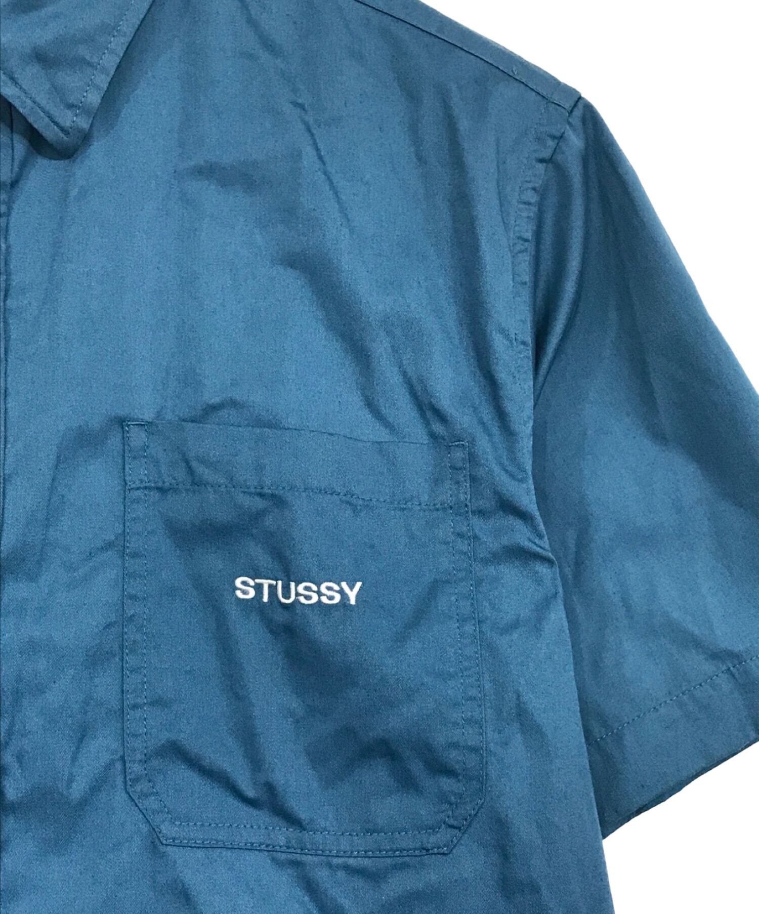 STUSSY ステューシー シャツ サイズ:XL 00s フラワー柄 コットン ボタン 長袖 シャツ ベージュ系 トップス カジュアルシャツ ブランド アーカイブ y2k 【メンズ】