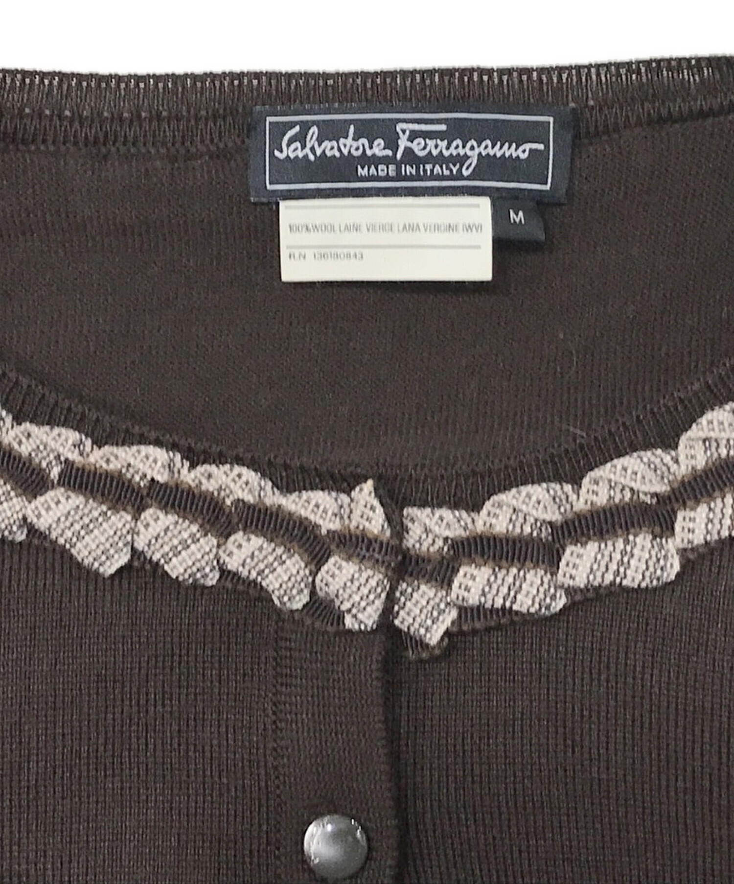 Salvatore Ferragamo (サルヴァトーレ フェラガモ) セットアップ ブラウン サイズ:SIZE M