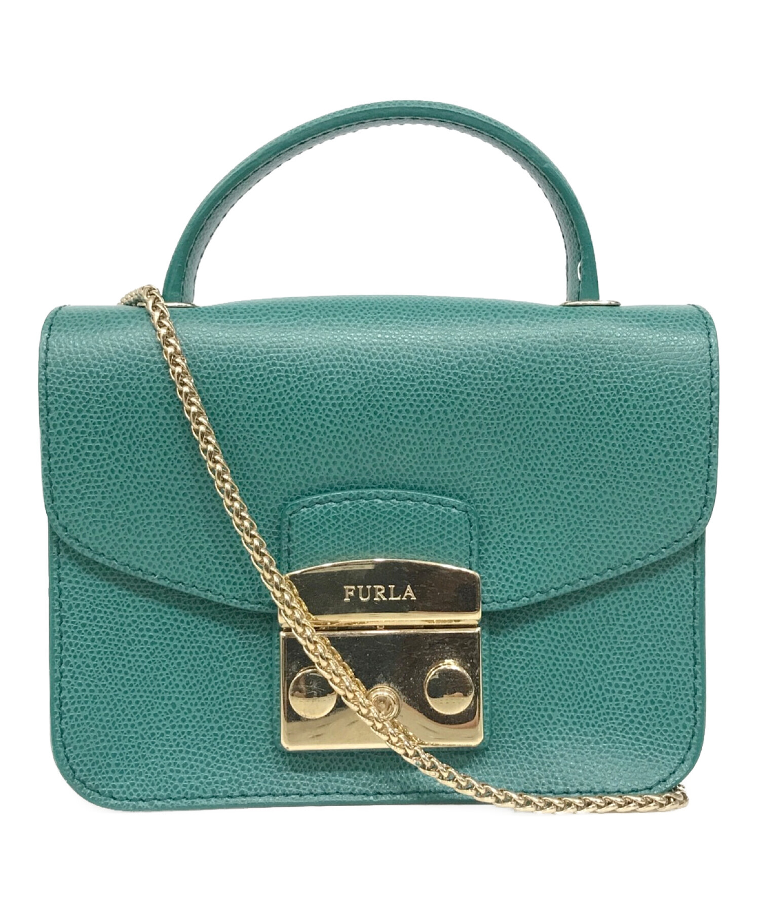 FURLA メトロポリス グリーン-