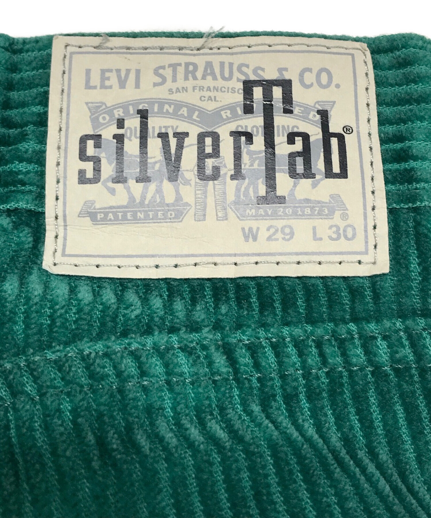 中古・古着通販】LEVI'S (リーバイス) コーデュロイパンツ グリーン