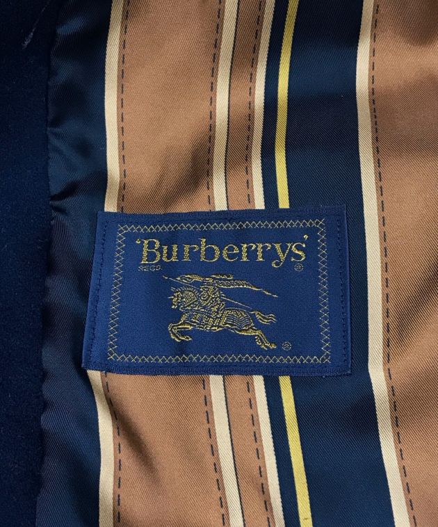 中古・古着通販】Burberry's (バーバリーズ) 裏地スカーフ柄メルトンステンカラーコート ネイビー サイズ:SIZE  9AR｜ブランド・古着通販 トレファク公式【TREFAC FASHION】スマホサイト