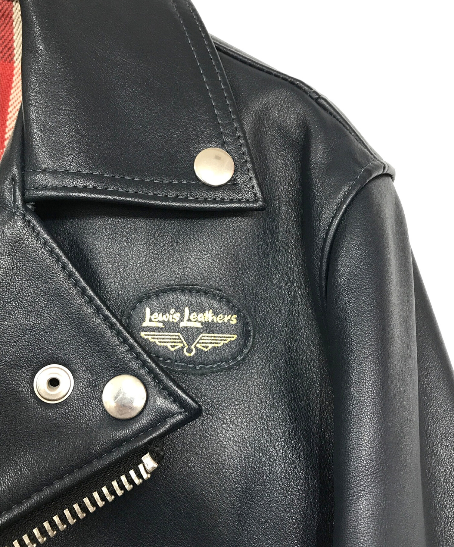 中古・古着通販】Lewis Leathers (ルイスレザース) Hysteric Glamour (ヒステリックグラマー) サイクロン ダブル ライダース ジャケット ネイビー サイズ:SIZE S｜ブランド・古着通販 トレファク公式【TREFAC FASHION】スマホサイト