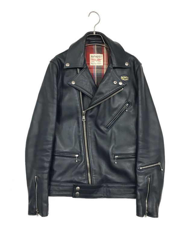 中古・古着通販】Lewis Leathers (ルイスレザース) Hysteric Glamour (ヒステリックグラマー) サイクロン ダブルライダース  ジャケット ネイビー サイズ:SIZE S｜ブランド・古着通販 トレファク公式【TREFAC FASHION】スマホサイト