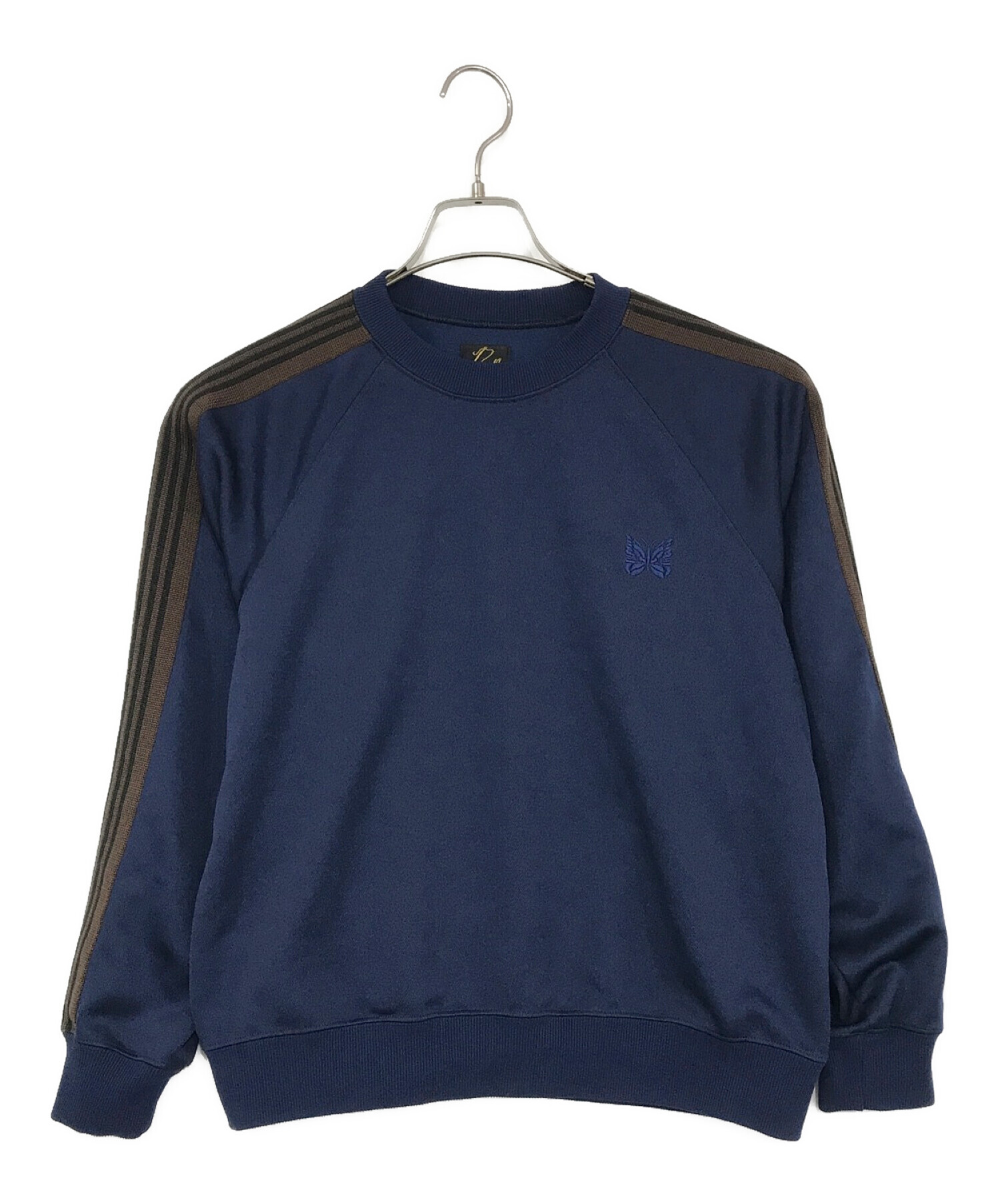 Needles (ニードルス) TRACK CREWNECK SHIRT POLY SMOOTH/スウェット ブルー サイズ:SIZE　S