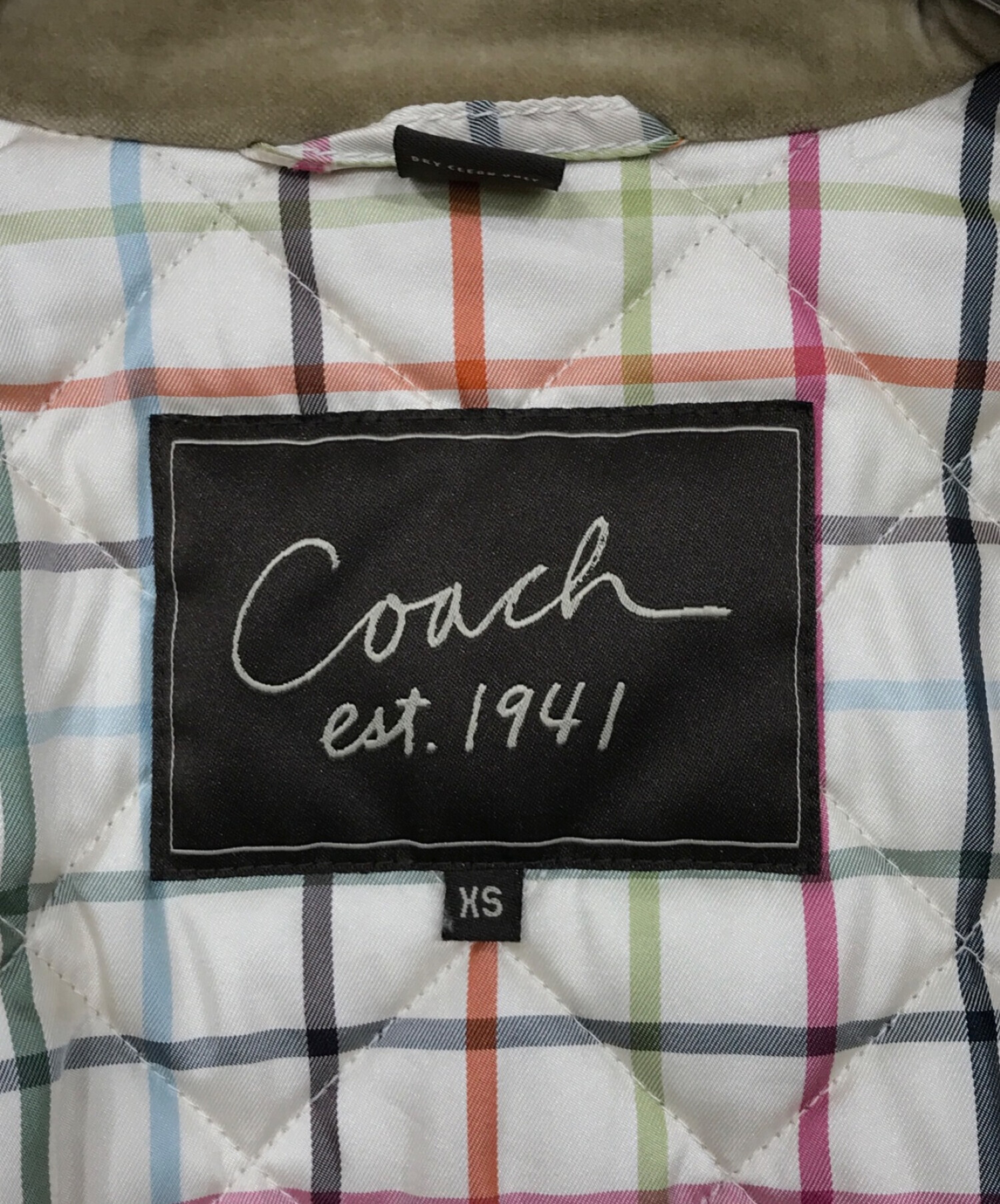 COACH (コーチ) キルティングジャケット ベージュ サイズ:SIZE　XS