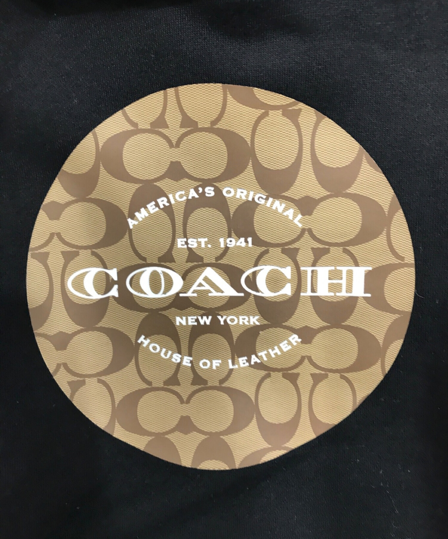 中古・古着通販】COACH (コーチ) プルオーバーパーカー ブラック