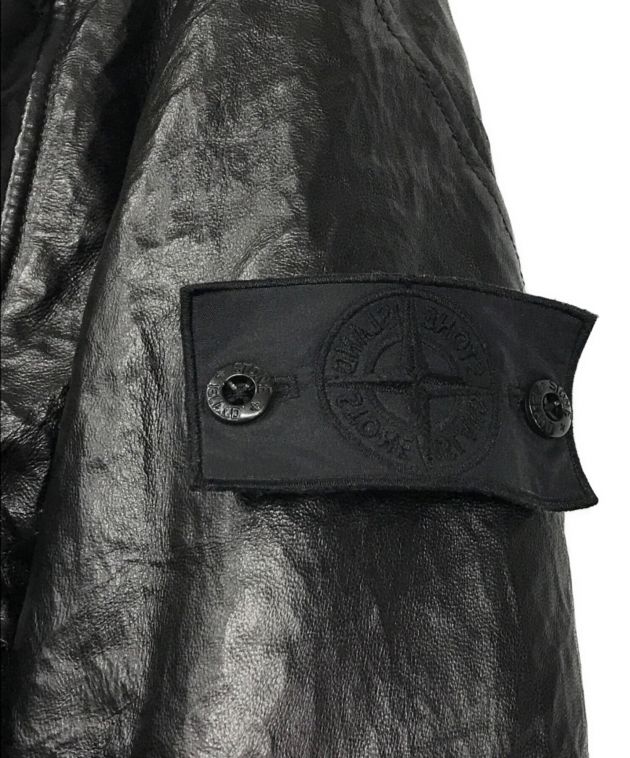 中古・古着通販】STONE ISLAND (ストーンアイランド) レザー切替ダウン