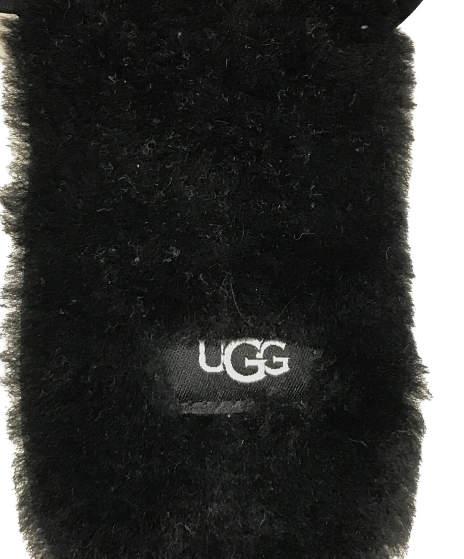 中古・古着通販】UGG (アグ) Fifiファーサンダル ブラック サイズ:SIZE