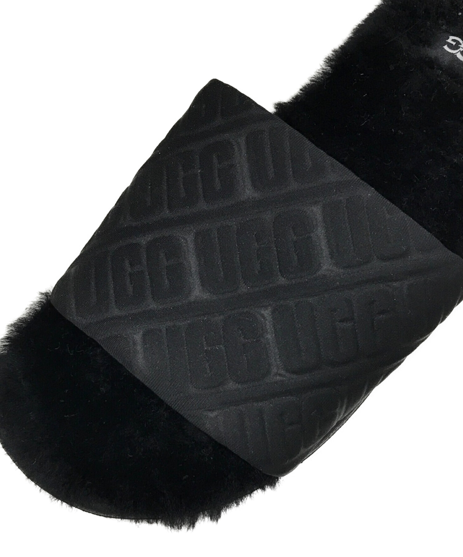 中古・古着通販】UGG (アグ) Fifiファーサンダル ブラック サイズ:SIZE