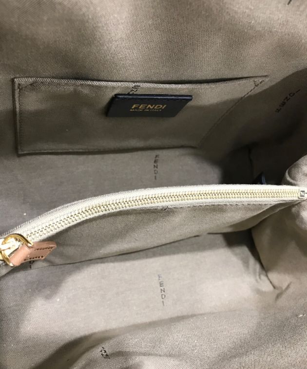 FENDI (フェンディ) カメレオン2WAYショルダーバッグ ベージュ