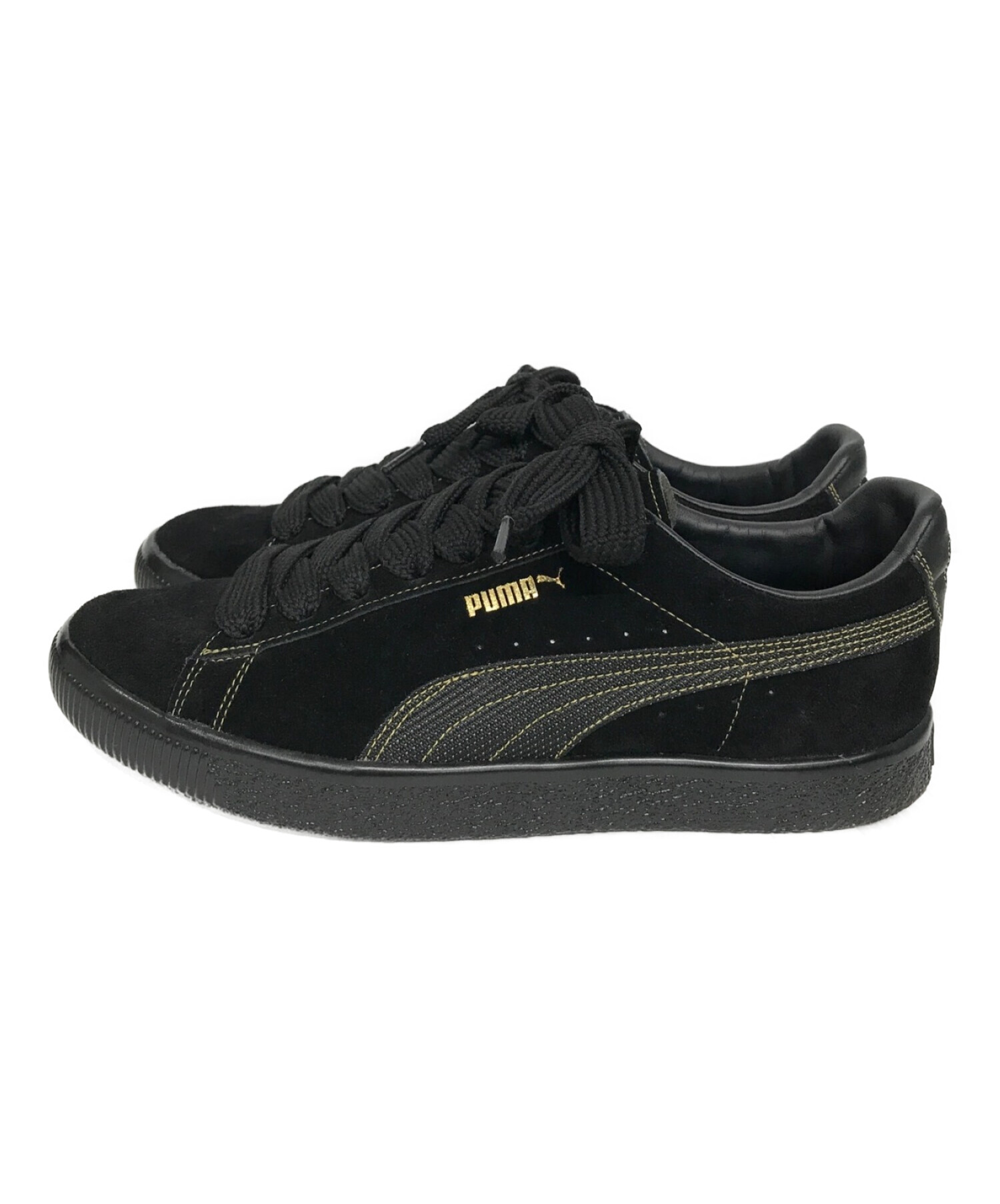 PUMA (プーマ) SUEDE MIJ atmos Dusty Champ QDS BLACK ブラック サイズ:SIZE　US8