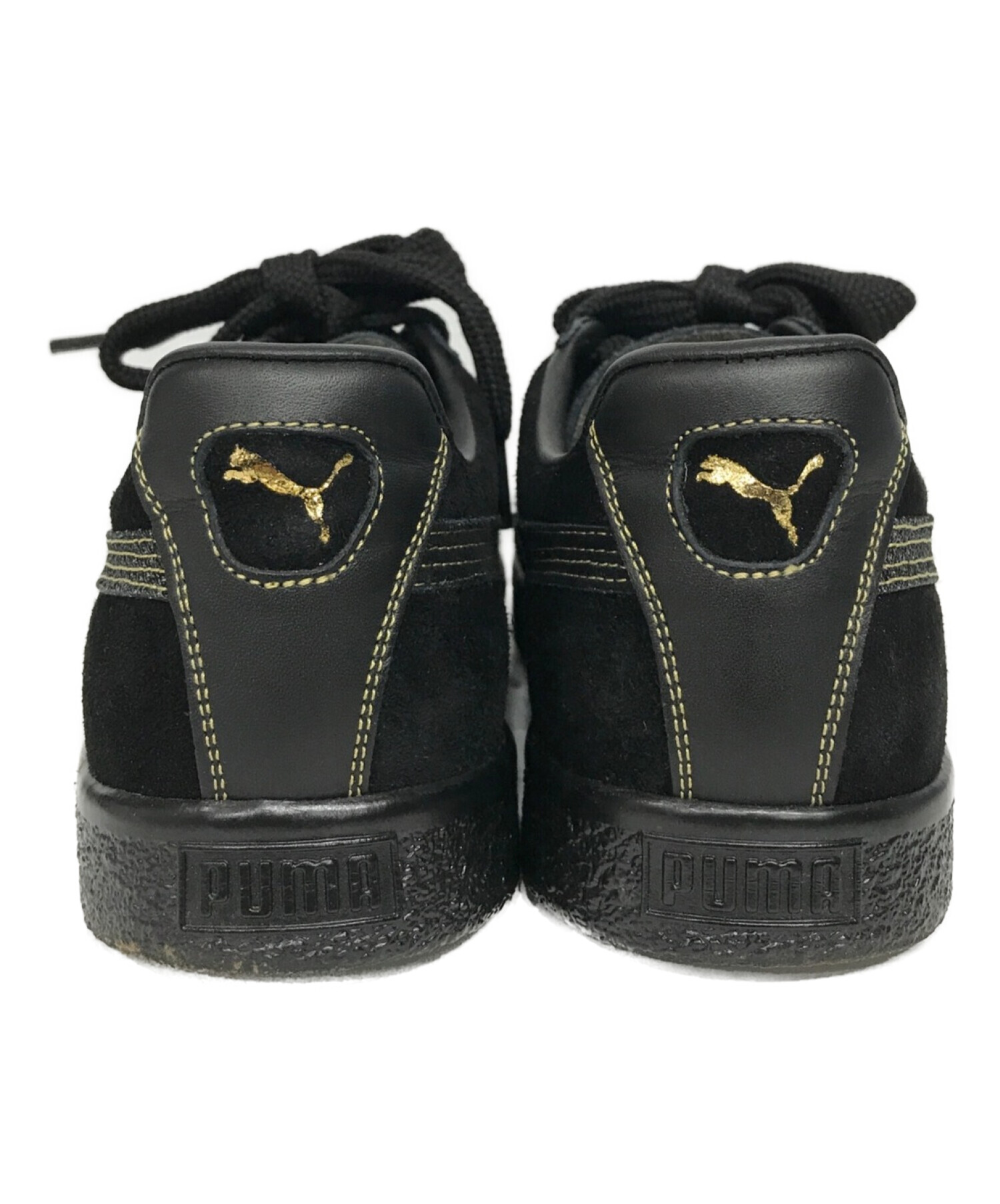 PUMA (プーマ) SUEDE MIJ atmos Dusty Champ QDS BLACK ブラック サイズ:SIZE　US8