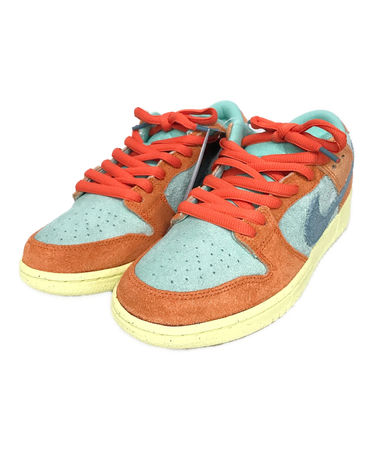 Nike SB Dunk Low Pro PRM Orange and Emerald Rise 26cm DV5429-800-