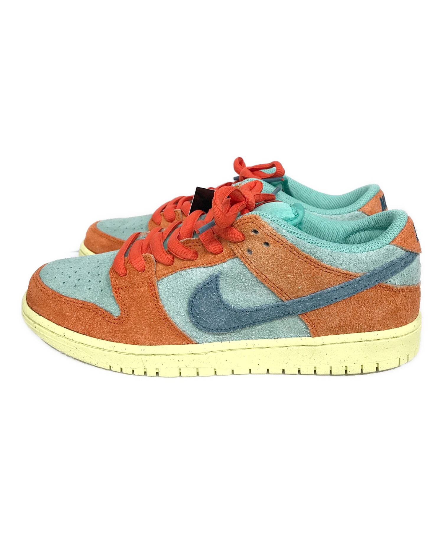 Nike SB Dunk Low Pro PRM Orange and Emerald Rise 26cm DV5429-800-