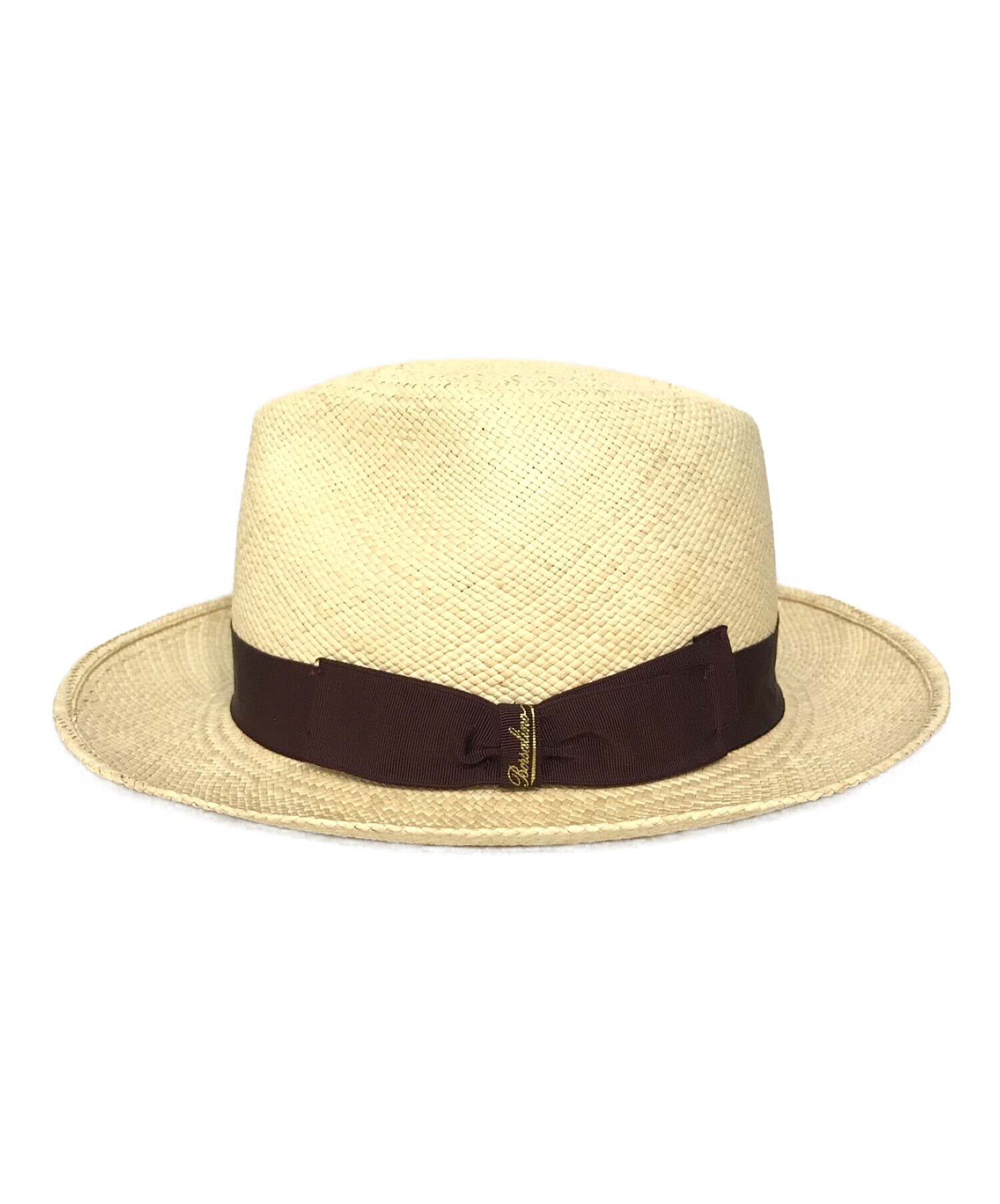 中古・古着通販】BORSALINO (ボルサリーノ) パナマ中折れ帽 アイボリー