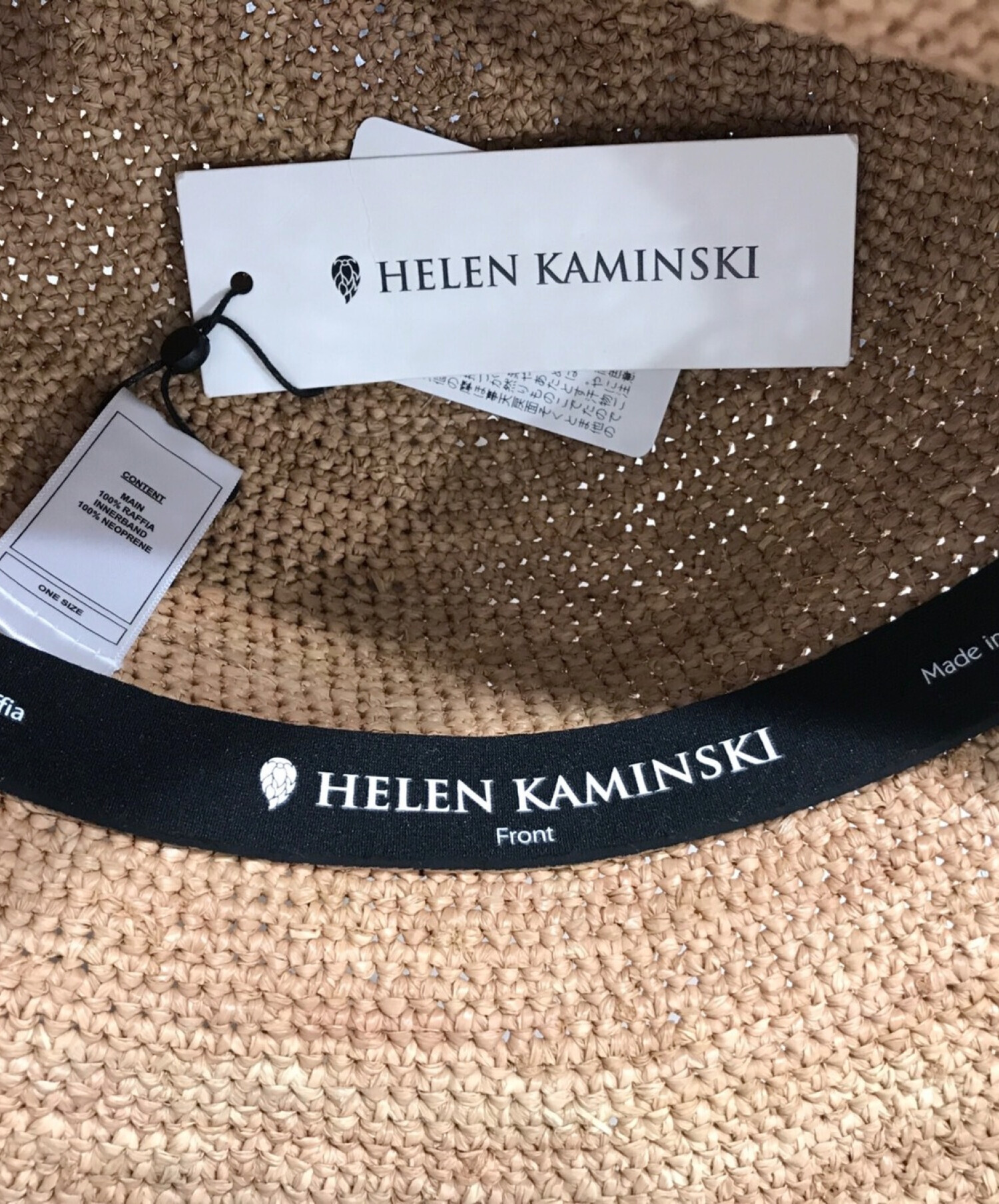 中古・古着通販】HELEN KAMINSKI (ヘレンカミンスキー) ラフィアハット