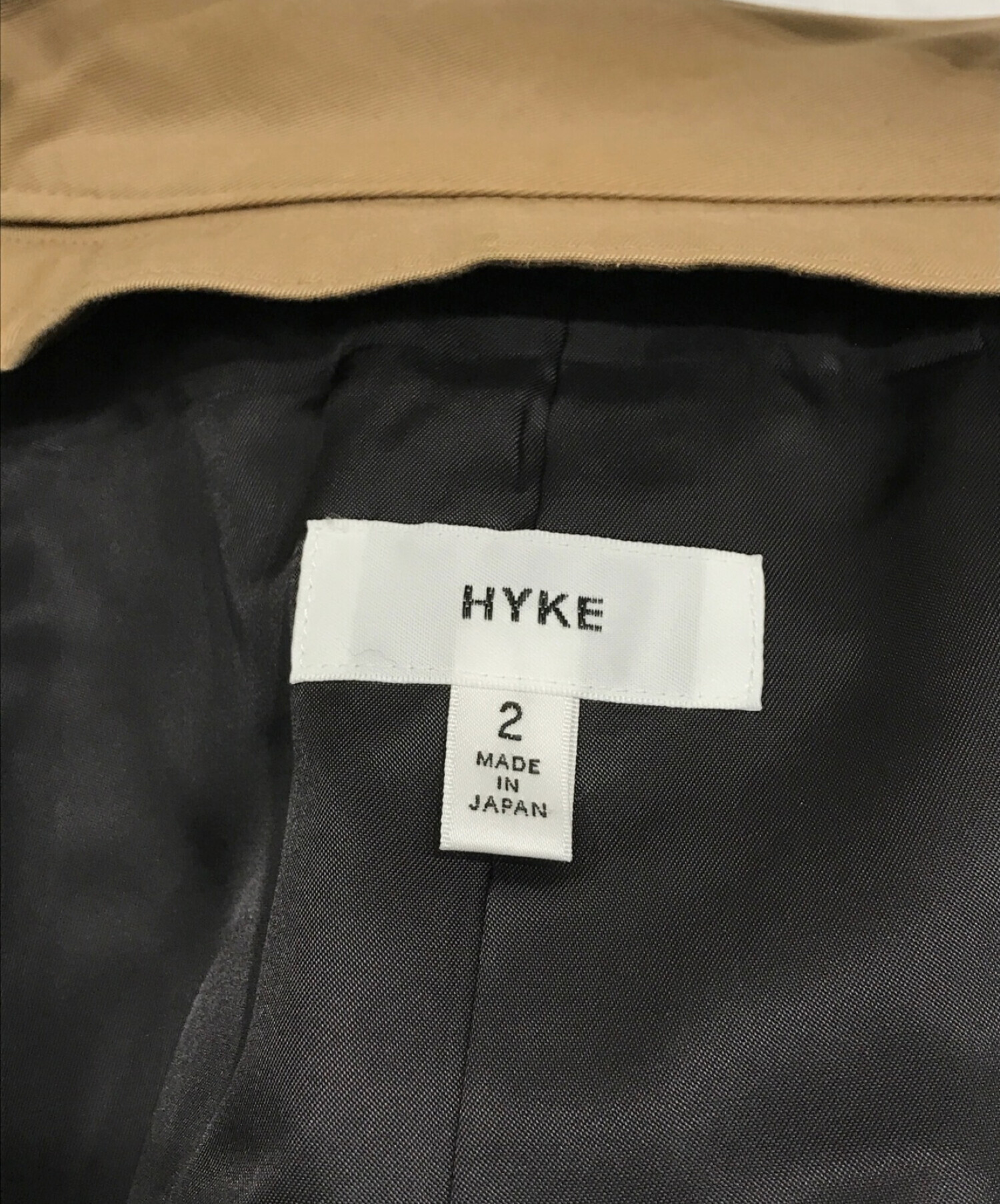 中古・古着通販】HYKE (ハイク) トレンチコート ベージュ サイズ:SIZE