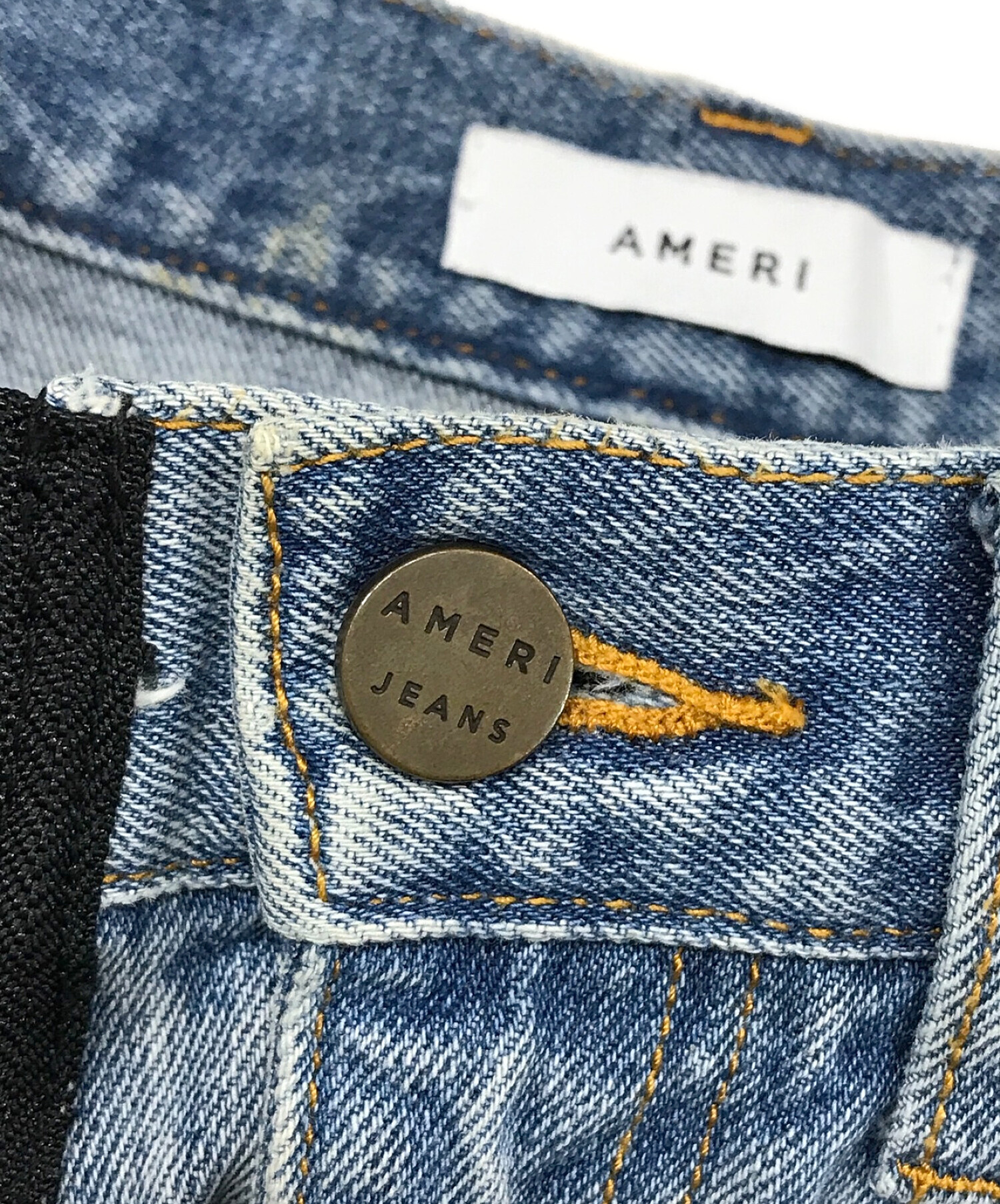 Ameri (アメリ) INSIDE OUT ZIPPER DENIM SKIRT インディゴ サイズ:SIZE　S