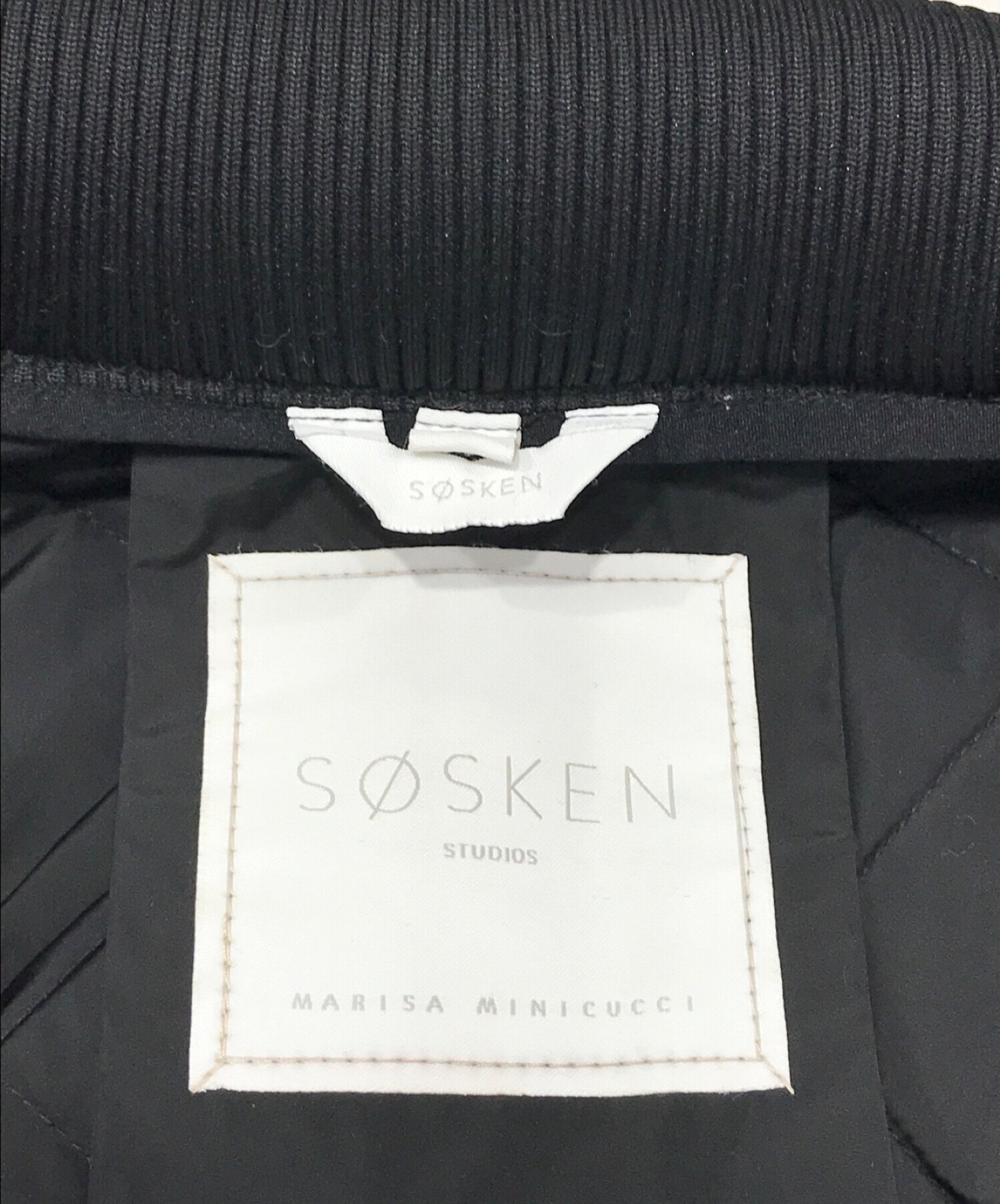 中古・古着通販】SOSKEN (ソスケン) サイドZipキルティングコート