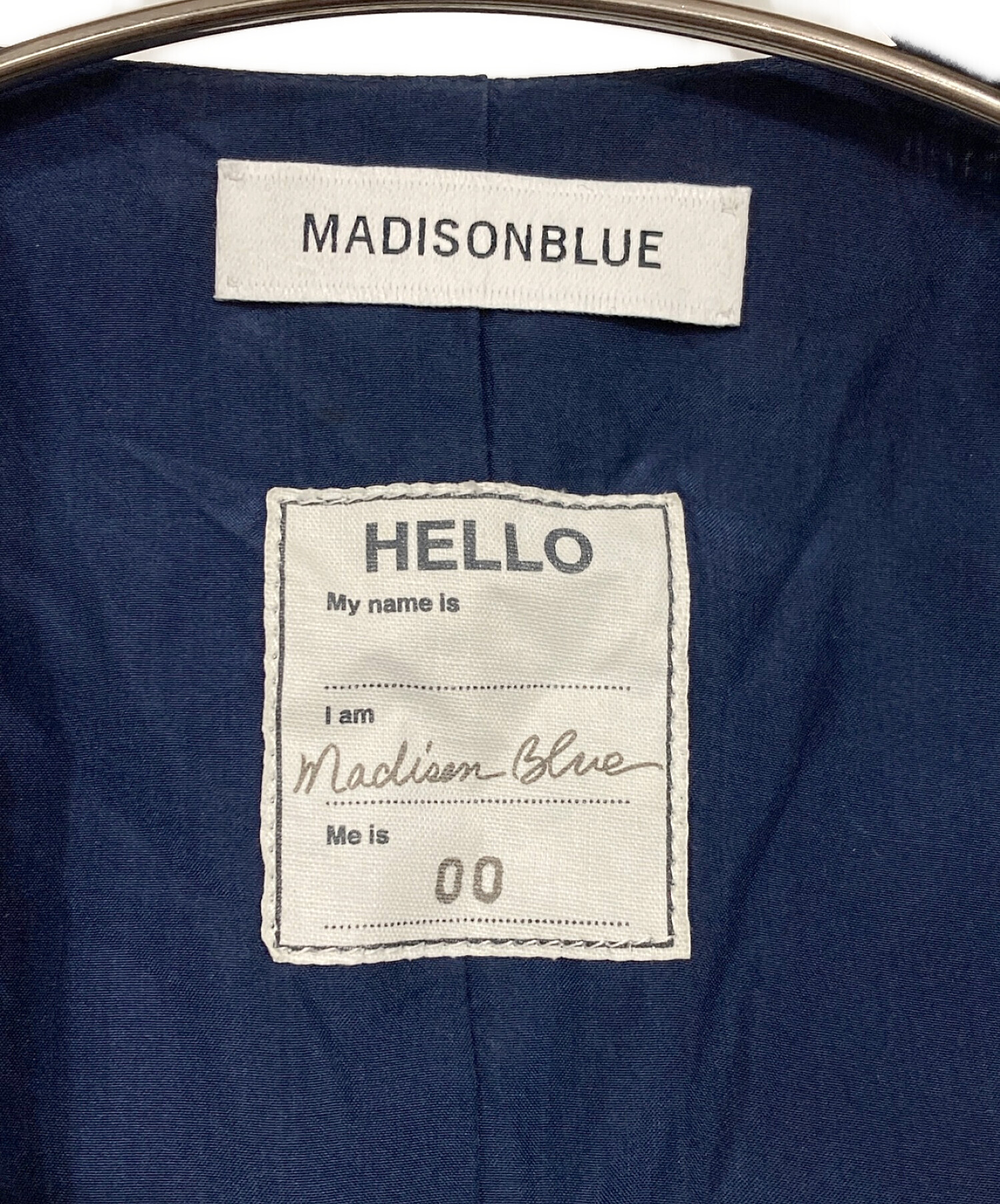 【中古・古着通販】MADISON BLUE (マディソンブルー) DRESS VEST LINEN ブルー サイズ:00｜ブランド・古着通販  トレファク公式【TREFAC FASHION】スマホサイト