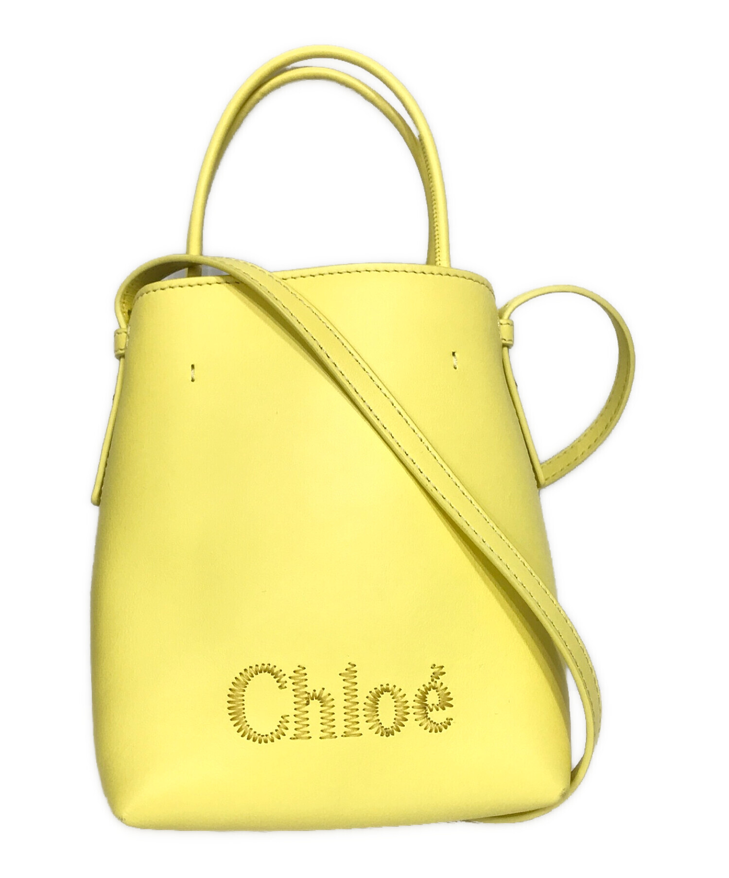 Chloe (クロエ) “chloe sense”マイクロトートバッグ イエロー