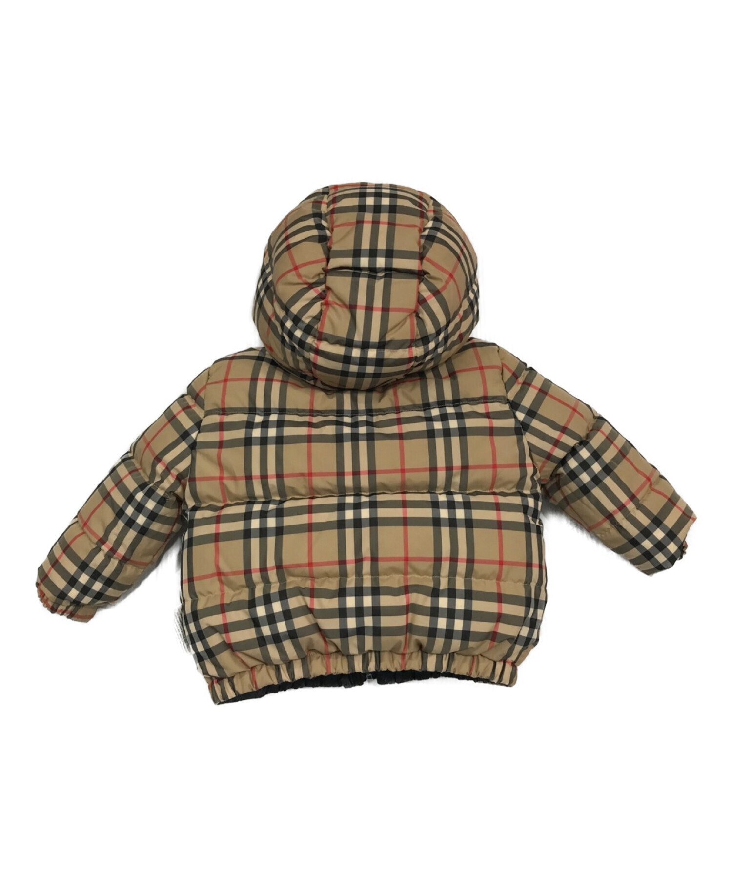 BURBERRY LONDON (バーバリー ロンドン) Reversible Hooded Down  Jacket/リバーシブルフーデッドダウンジャケット ブラック サイズ:SIZE 18M/86cm