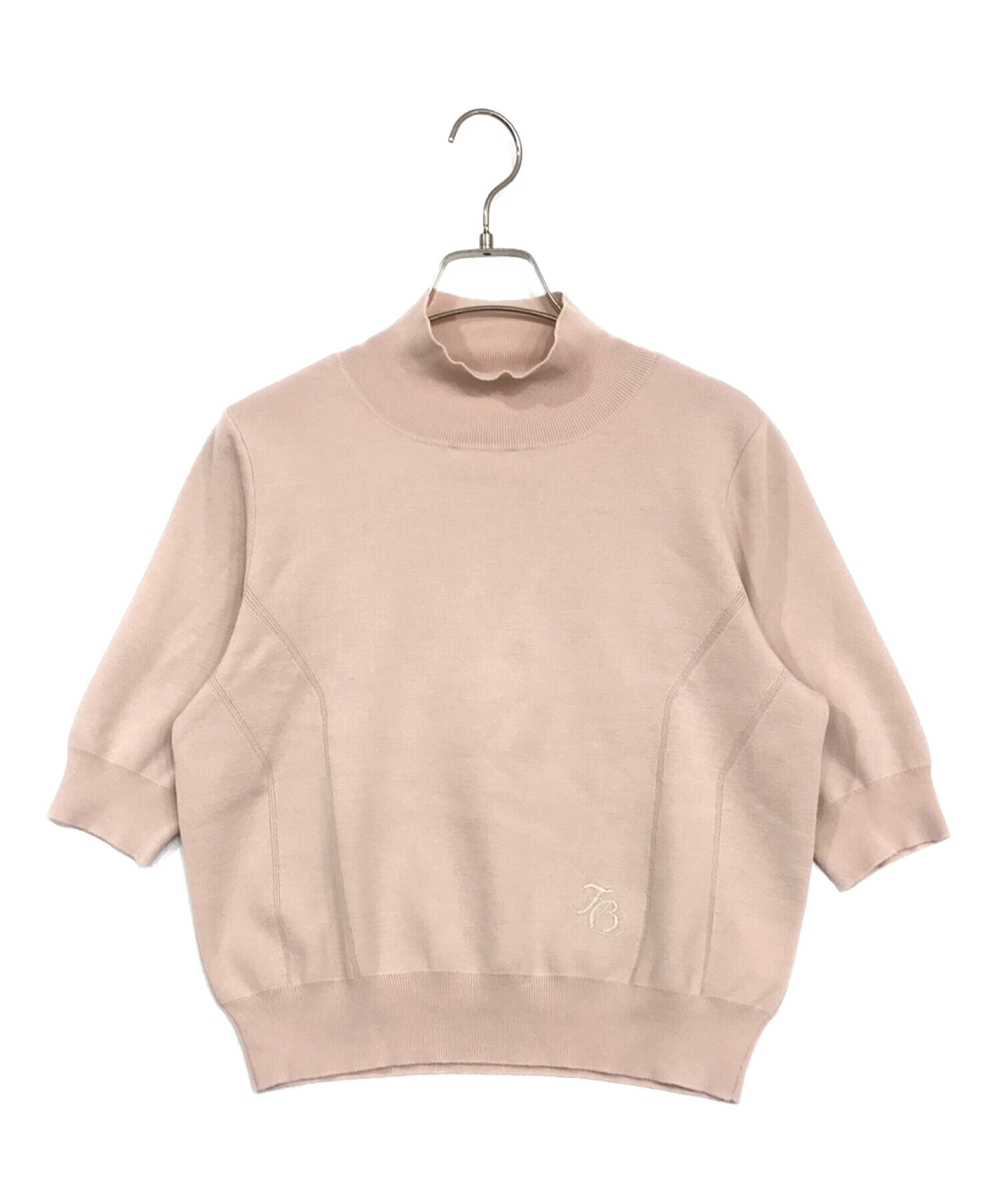 中古・古着通販】FOXEY (フォクシー) KNIT TOP FRENCH SOUFFLE ピンク