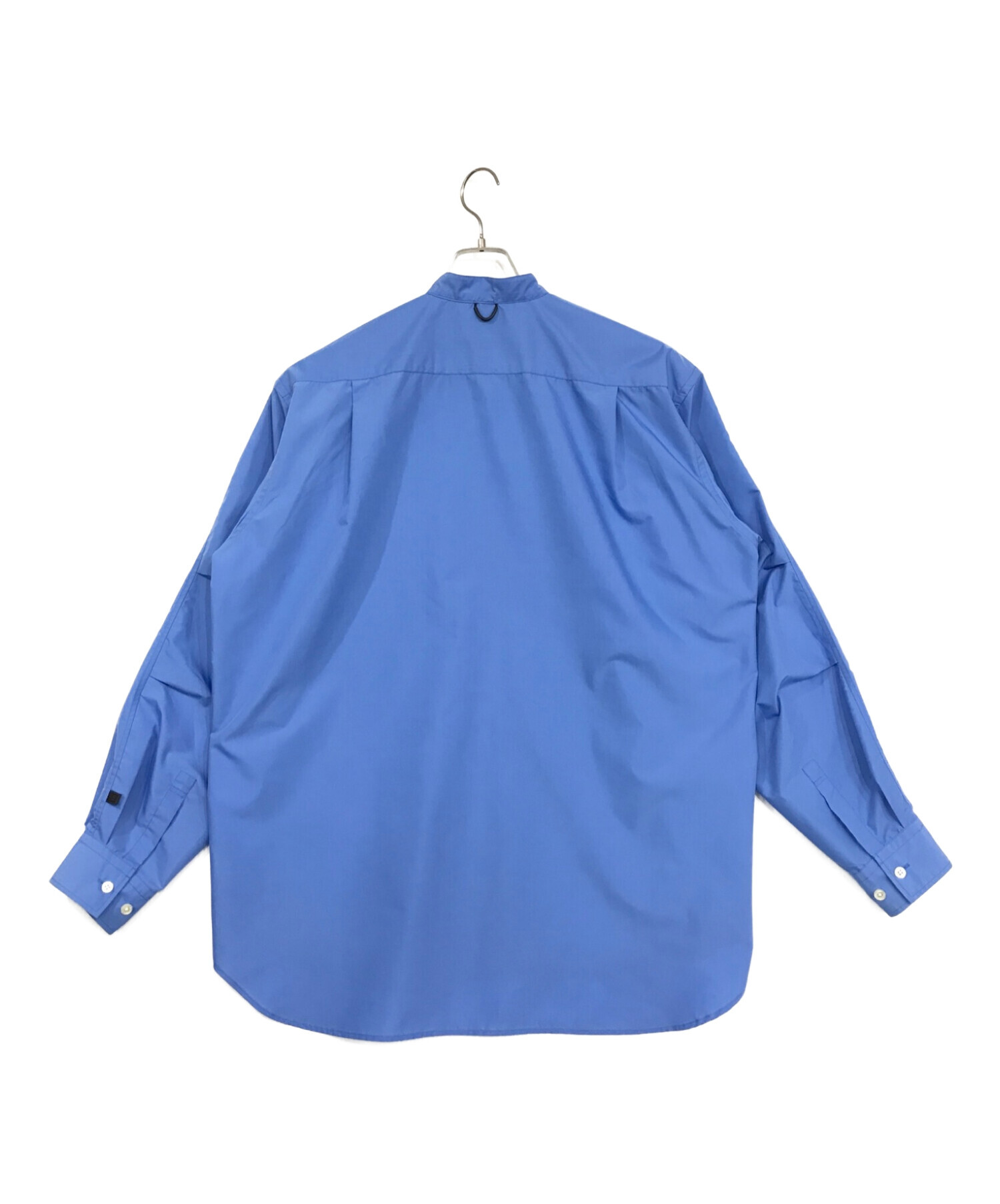 DAIWA PIER39 (ダイワ ピア39) TECH BAND COLLAR SHIRTS L/S/テックバンドカラーシャツ ブルー サイズ:M