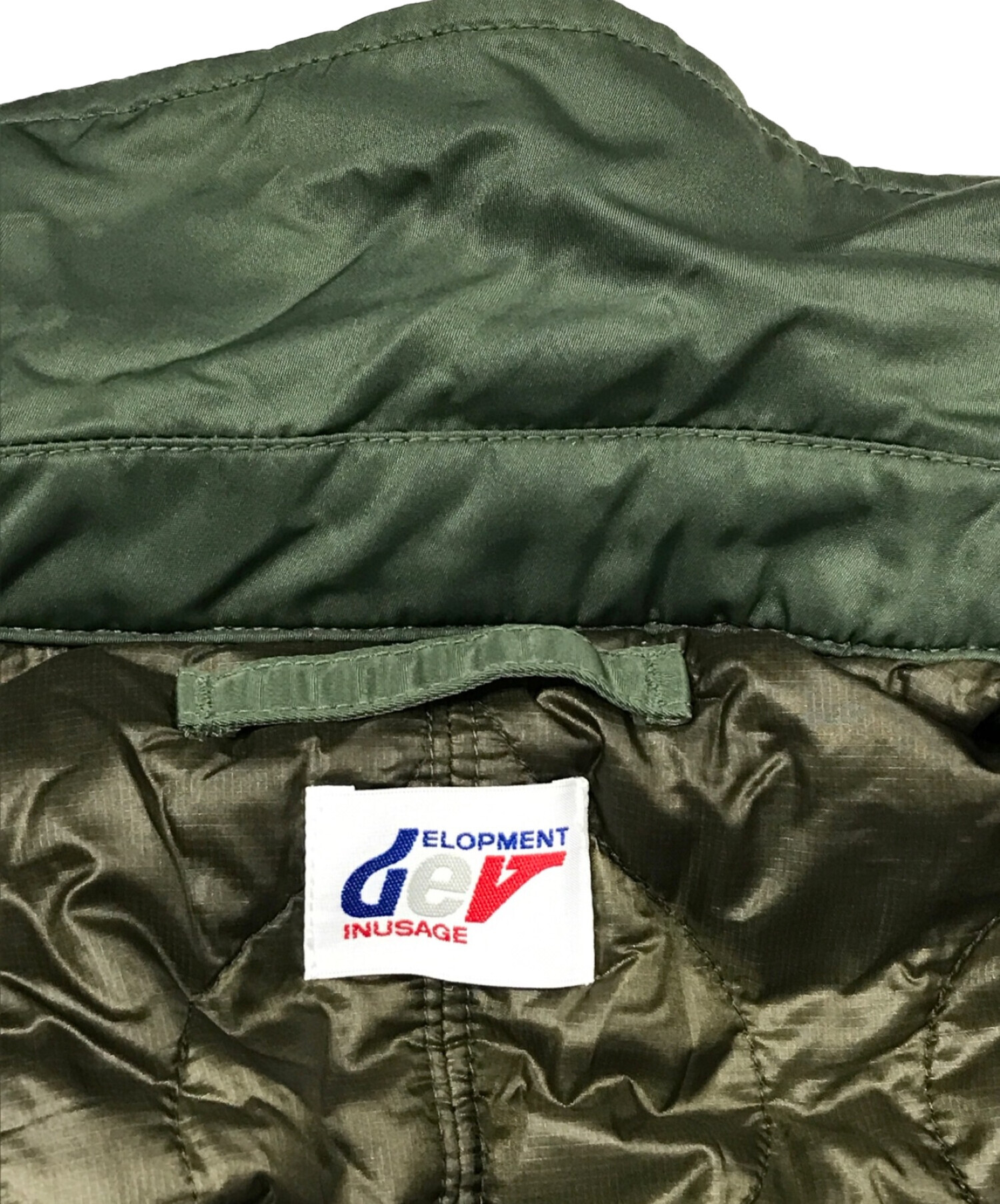 DEVELOPMENT INUSAGE (ディベロップメントインアスエイジ) DEVINUSAGE FLIGHT JACKET XXX1 オリーブ  サイズ:SIZE M