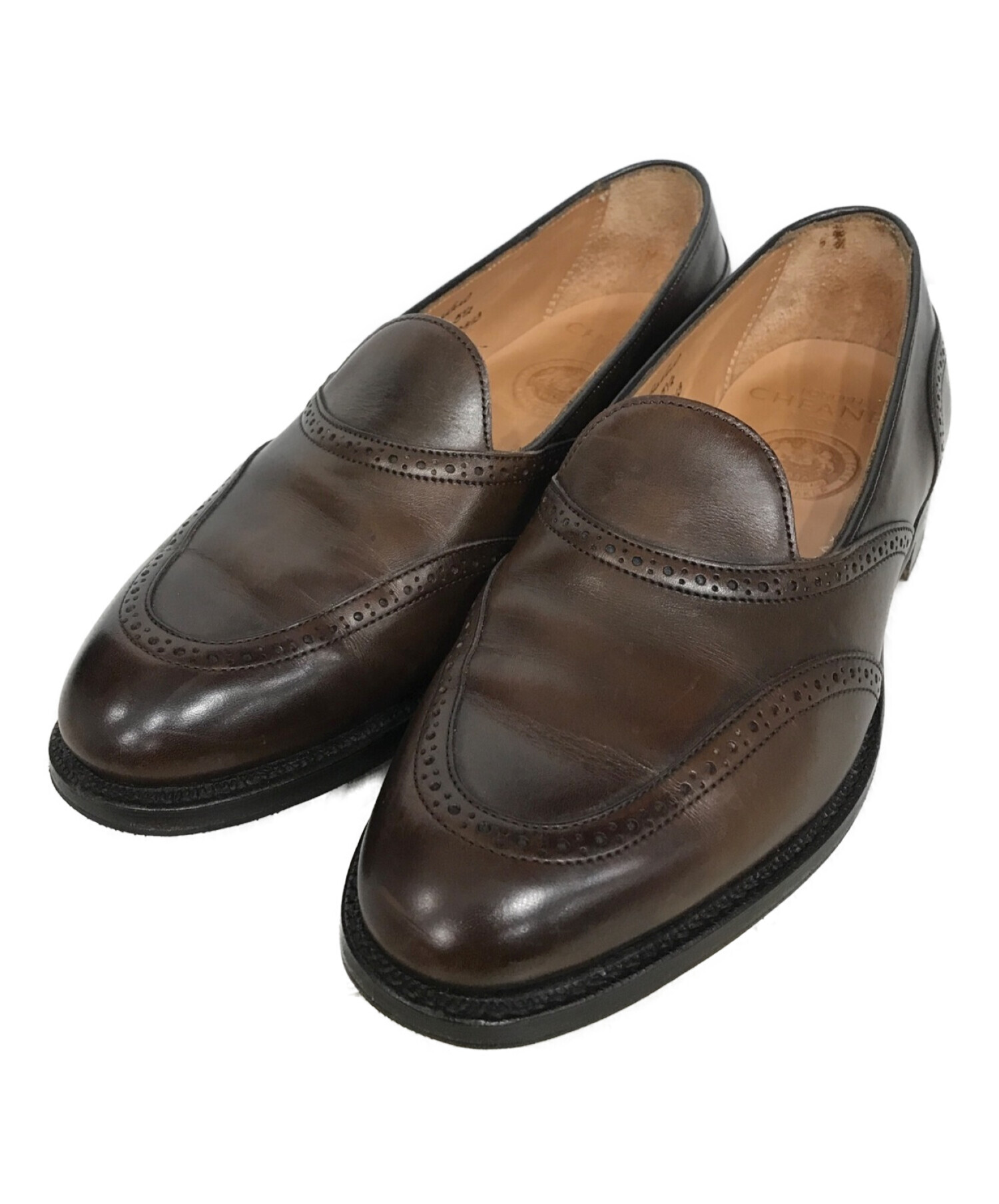 中古・古着通販】CHEANEY (チーニー) ローファー ブラウン サイズ:SIZE