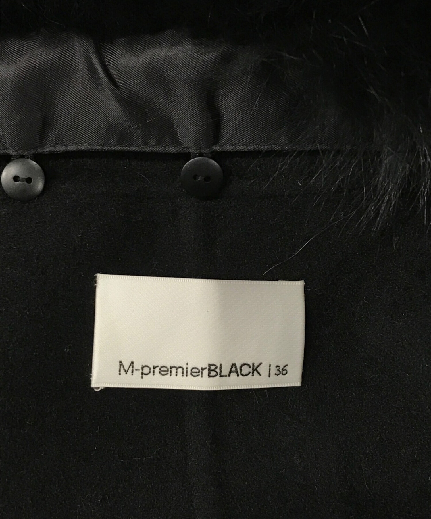 最新売れ筋 M-premierBLACK コート 36サイズ - ジャケット/アウター