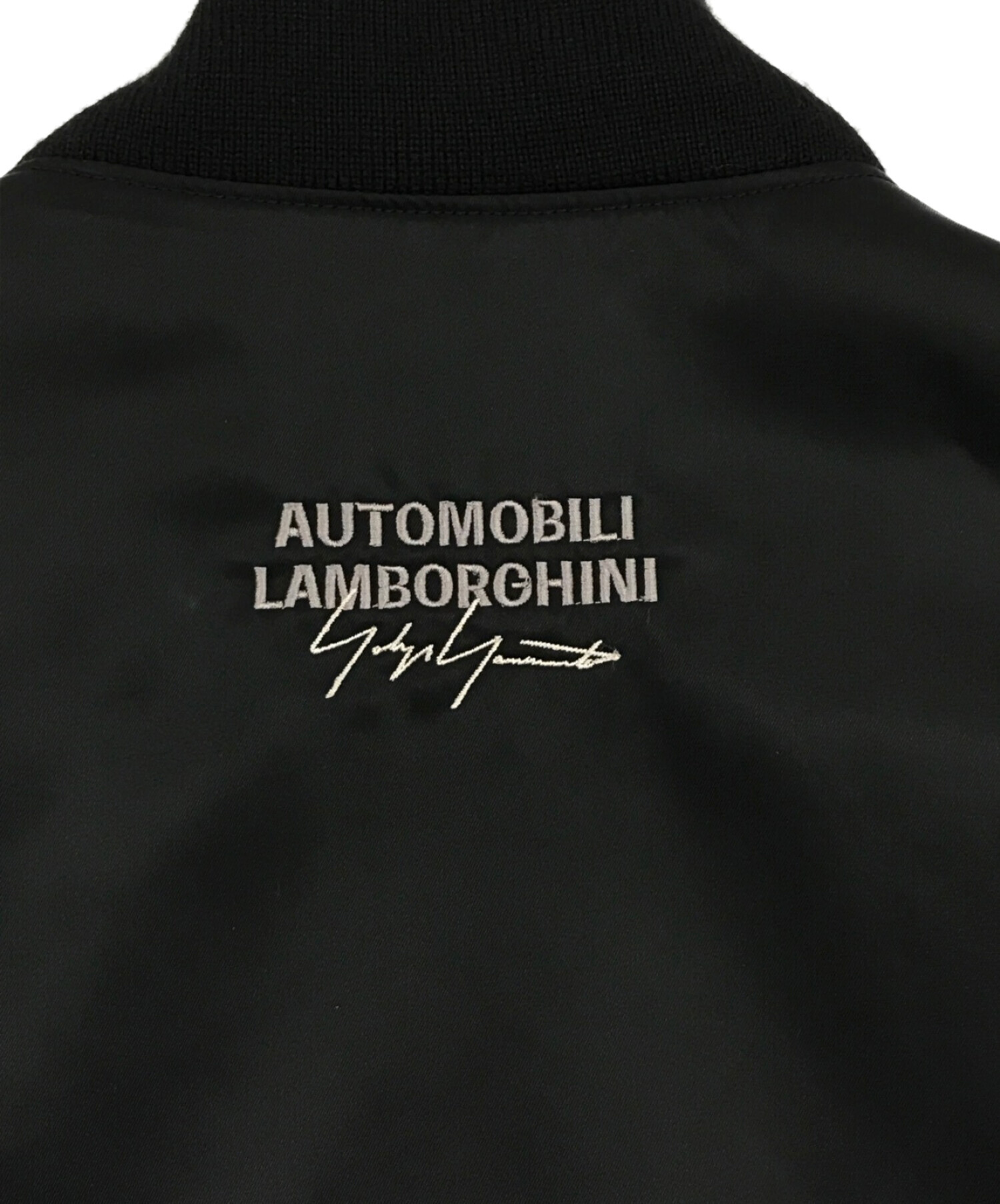 Yohji Yamamoto pour homme (ヨウジヤマモト プールオム) LAMBORGHINI (ランボルギーニ) Lamborghini  MA-1 ブラック サイズ:SIZE 3