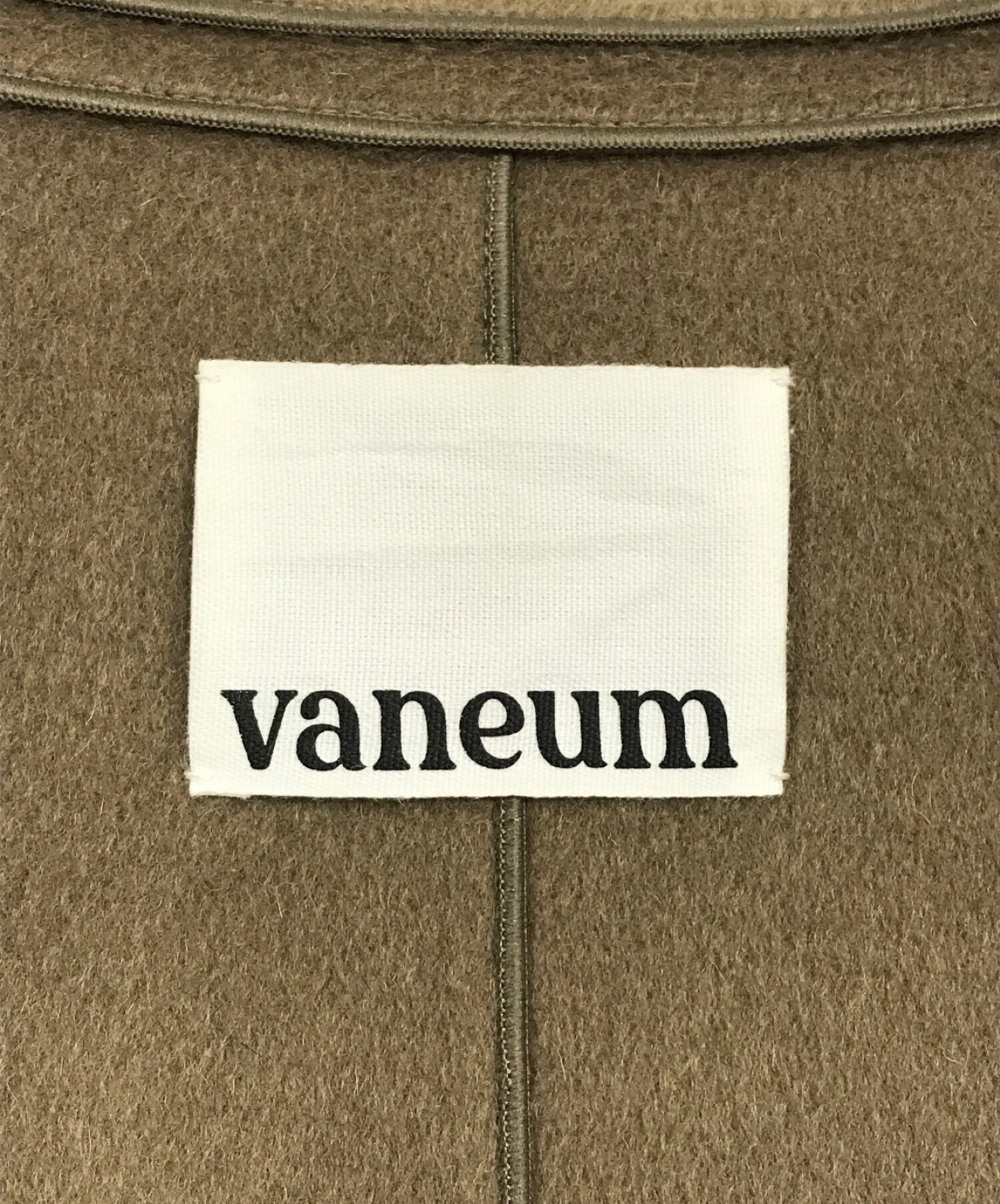 vaneum (バニューム) テーラードクロークコート ベージュ サイズ:SIZE 36