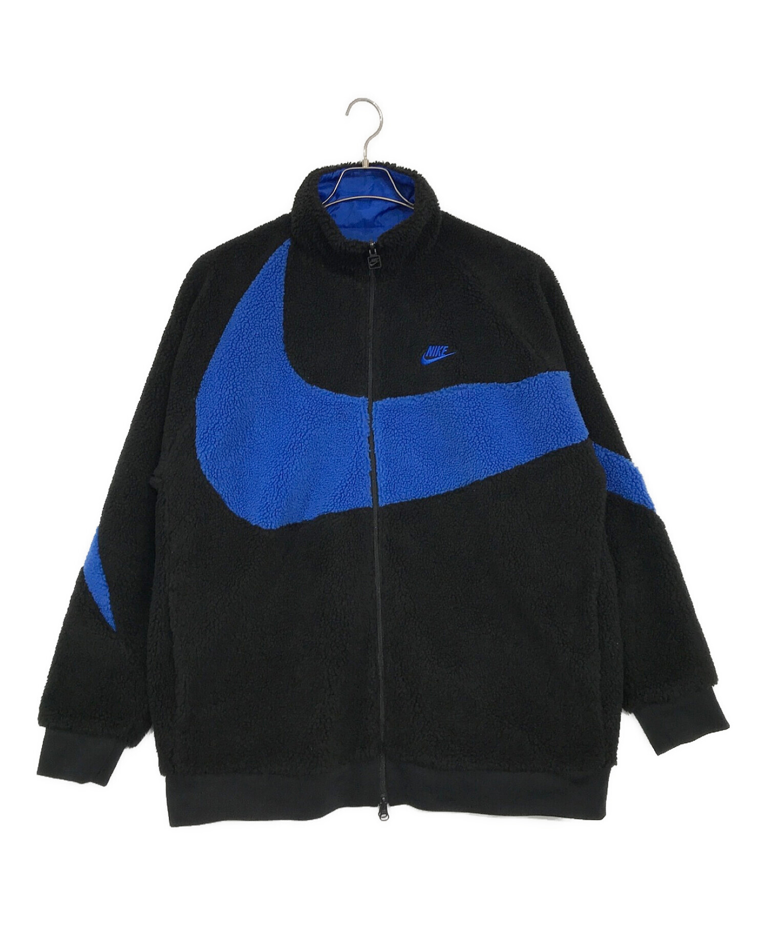 NIKE (ナイキ) リバーシブルフリースジャケット ブルー サイズ:SIZE XXL