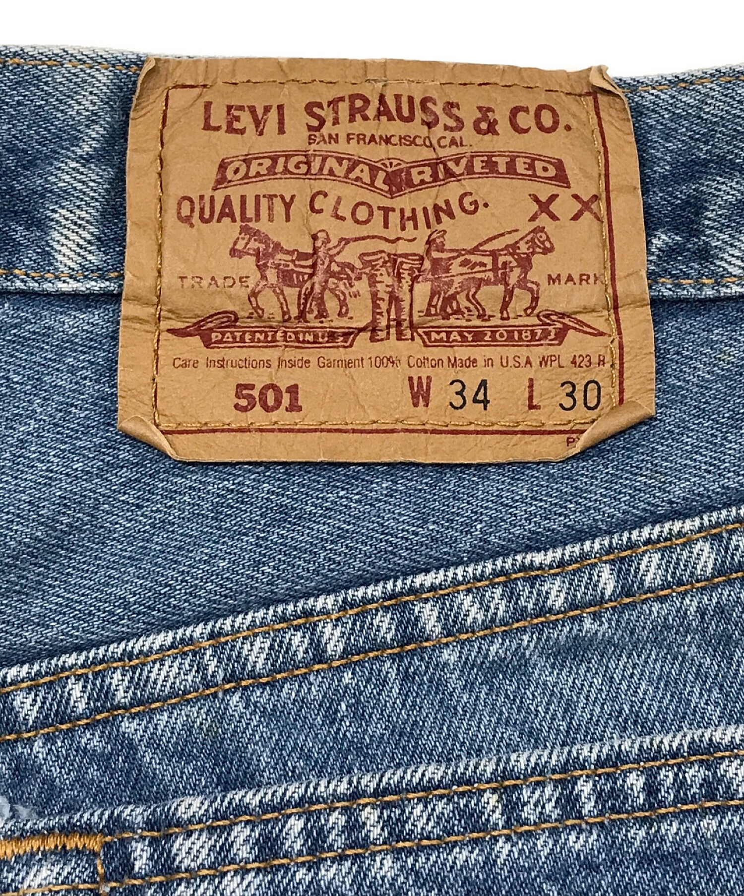 中古・古着通販】LEVI'S (リーバイス) ヴィンテージペイントデニム