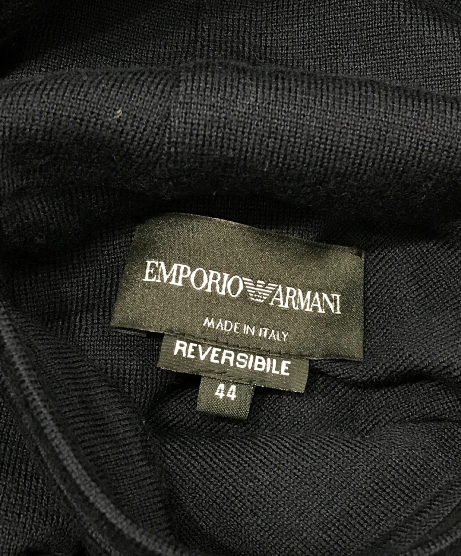 なし伸縮性EMPORIO ARMANI テーラードジャケット 44(S位) 黒