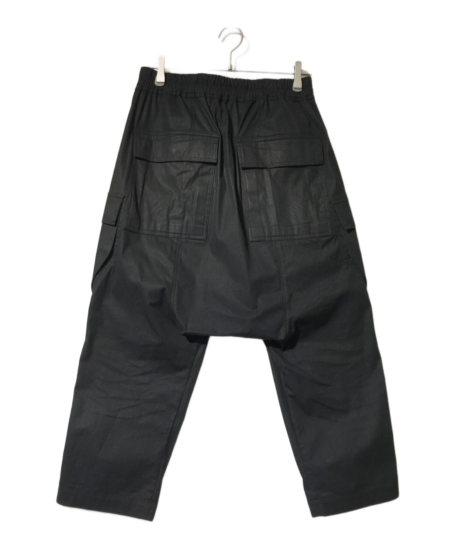 中古・古着通販】RICK OWENS (リックオウエンス) ドローストリングクロップドパンツ ブラック サイズ:38｜ブランド・古着通販  トレファク公式【TREFAC FASHION】スマホサイト